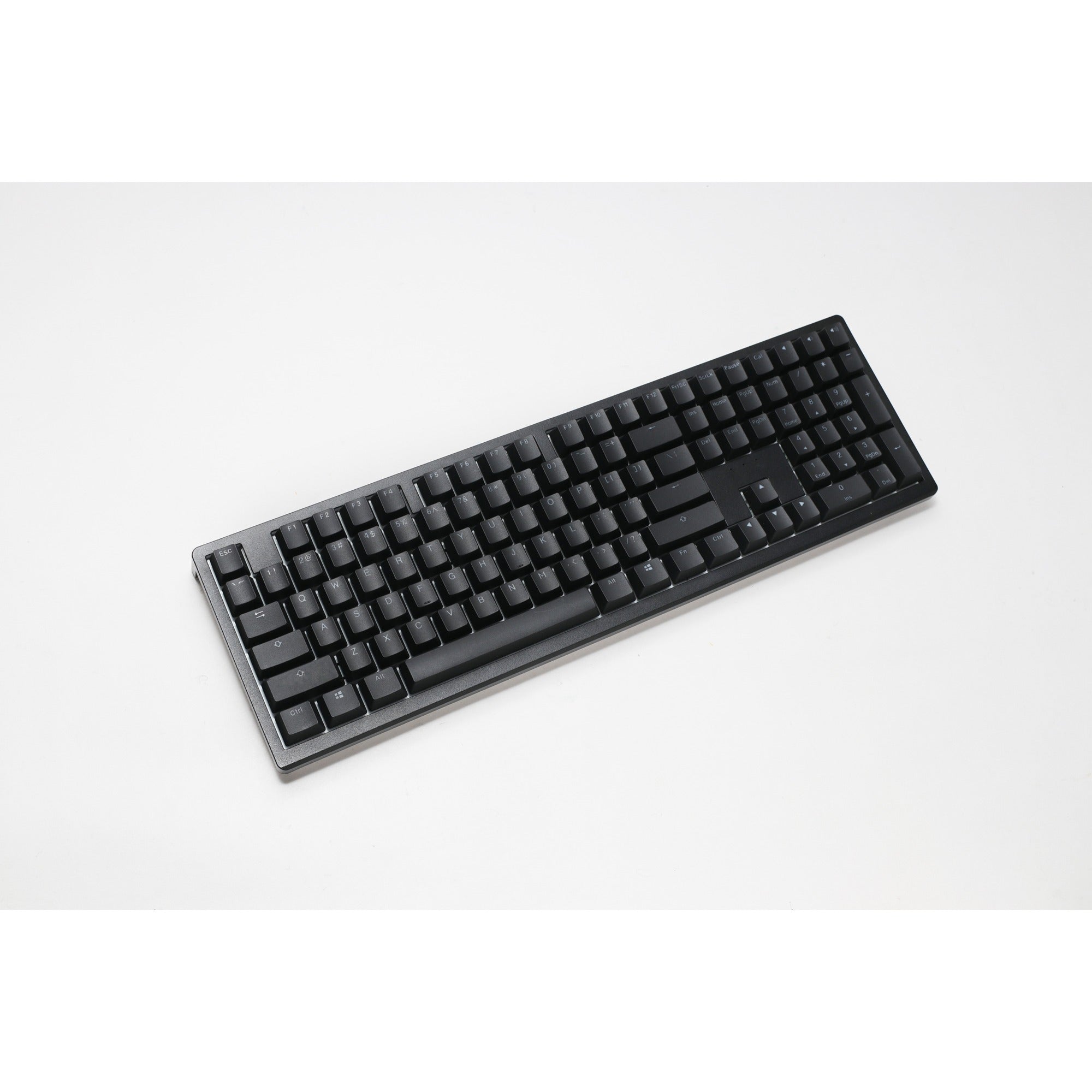 Ducky zero 6108 classic black, gaming toetsenbord (zwart wit, us lay-out, cherry mx2a speed silver, rgb leds, double-shot pbt, hot swap, 2.4ghz | bluetooth | usb-c)