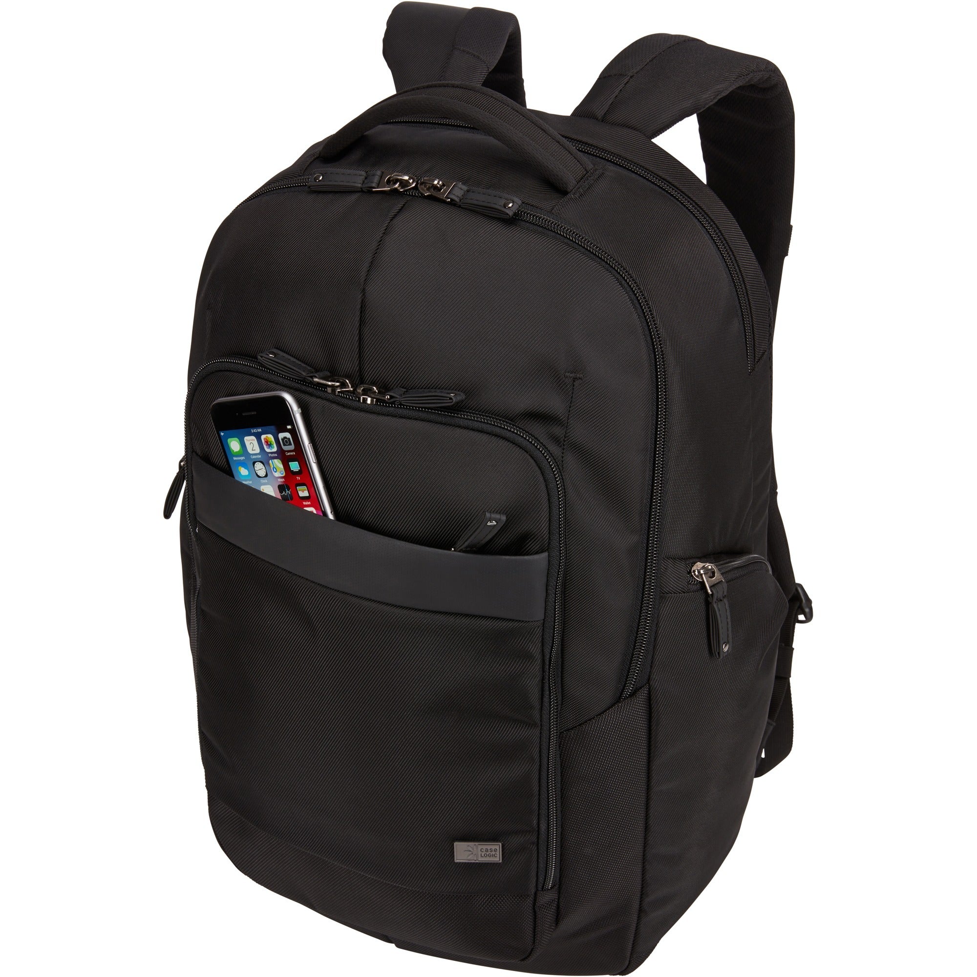 Case logic notion 17,3 laptop backpack rugzak (zwart)