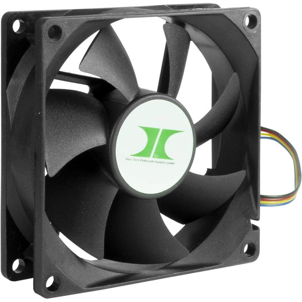 Inter-tech IPC fan set 80 mm case fans (black, 4 pieces, 80 x 80 x 25 mm, PWM)