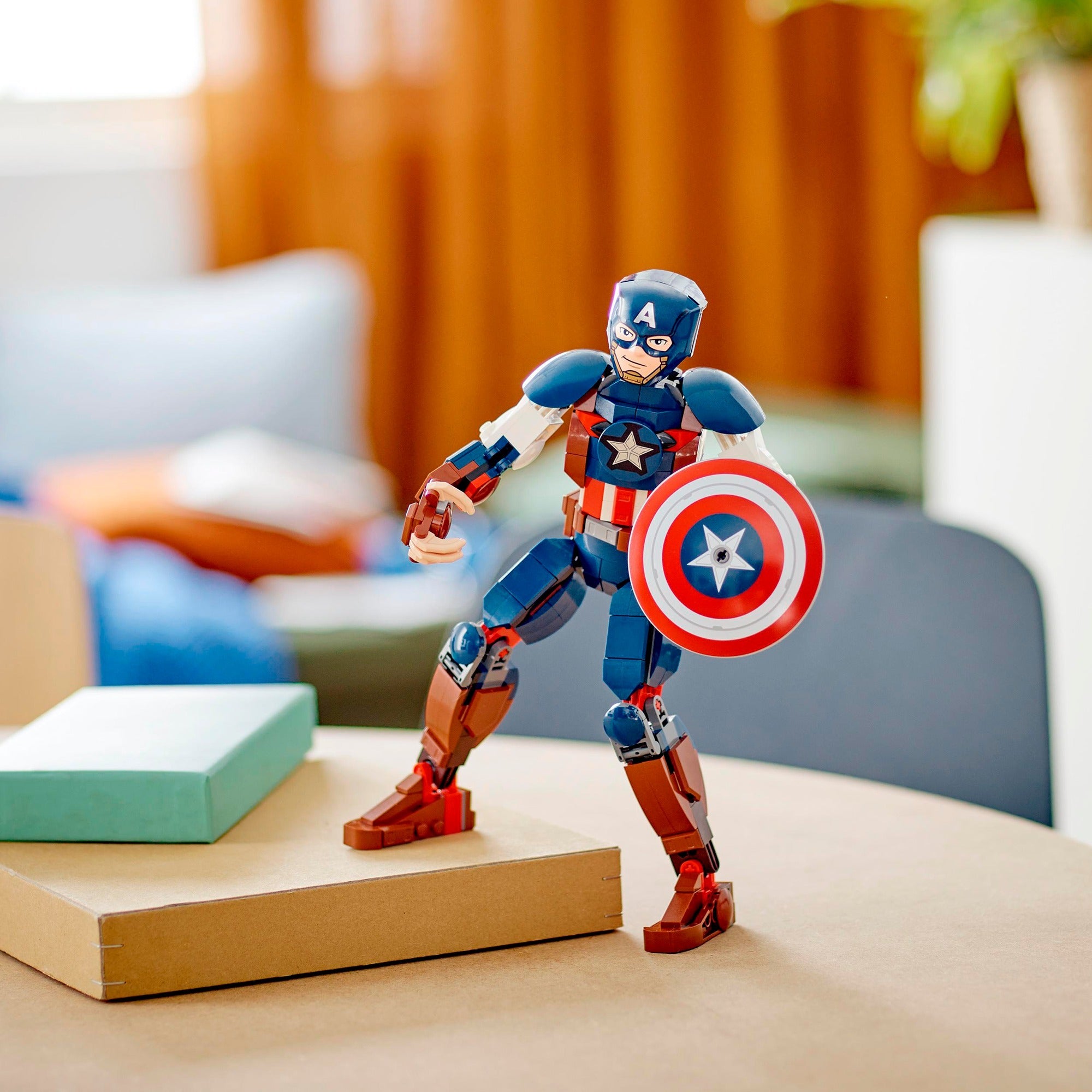 Lego superhelden 76258 captain america bouwfiguur