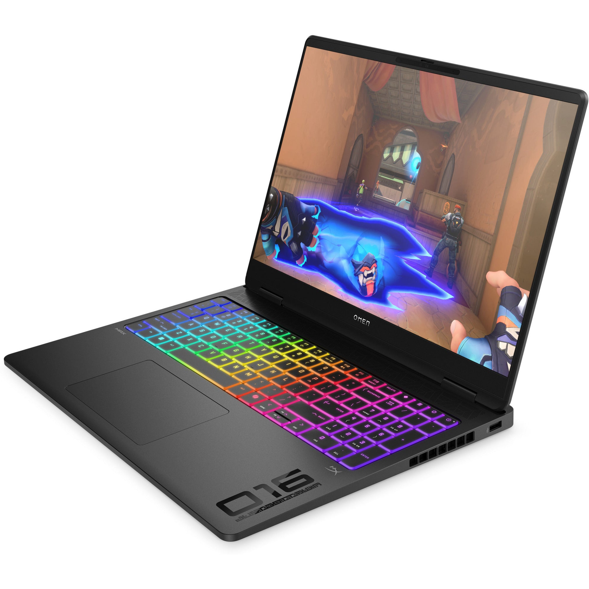 Omen max 16-ak0375nd (bk0d9ea) 16 copilot+ gaming laptop (zwart | ryzen ai 9 hx 375 | rtx 5070 ti | 32 gb | 1 tb ssd)
