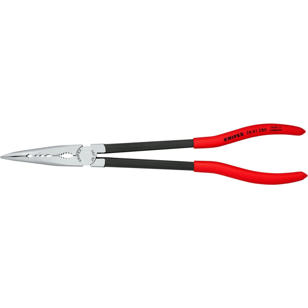 Knipex montagetang gebogen 2881280 grijptang (rood zwart)