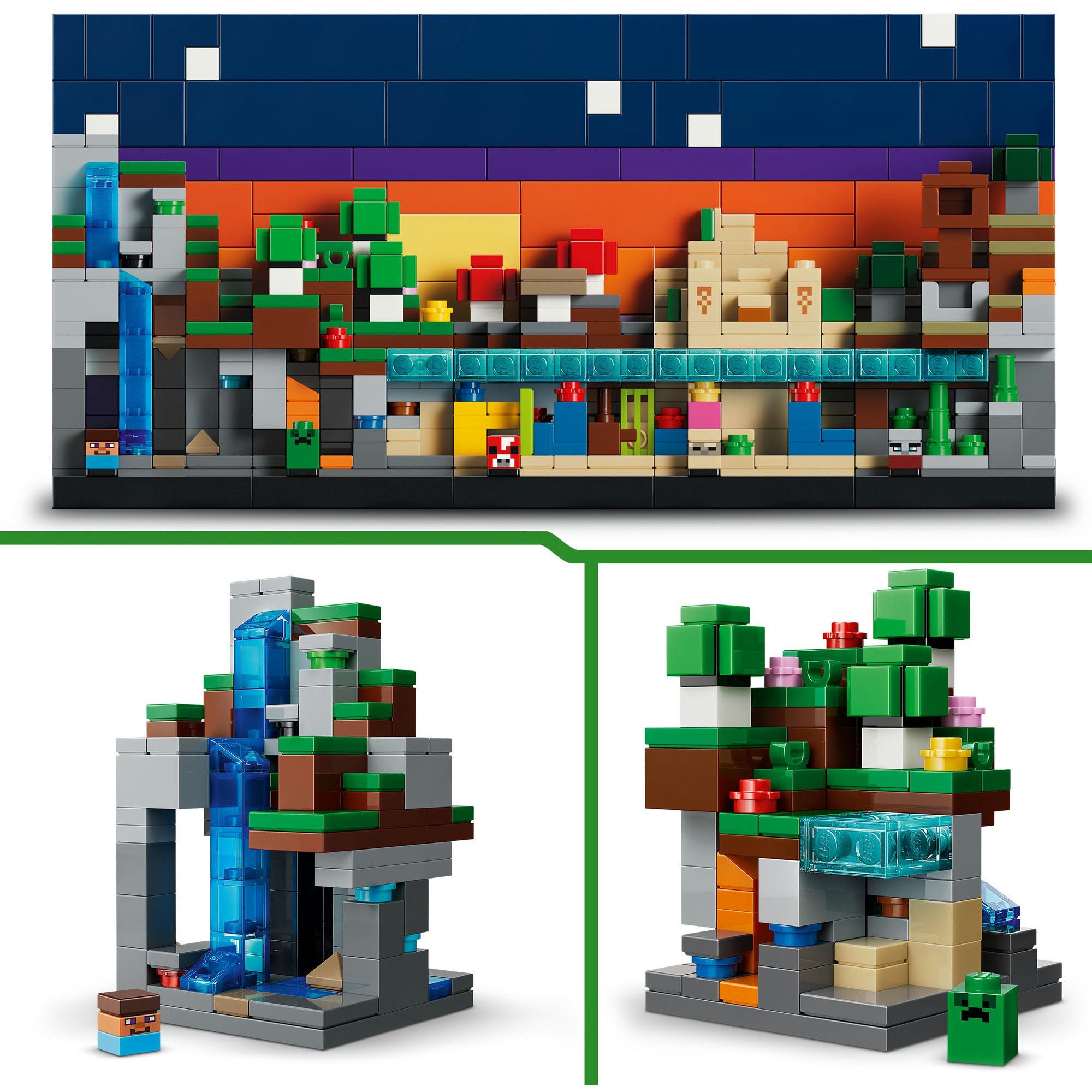 Lego minecraft 21589 minibiomen