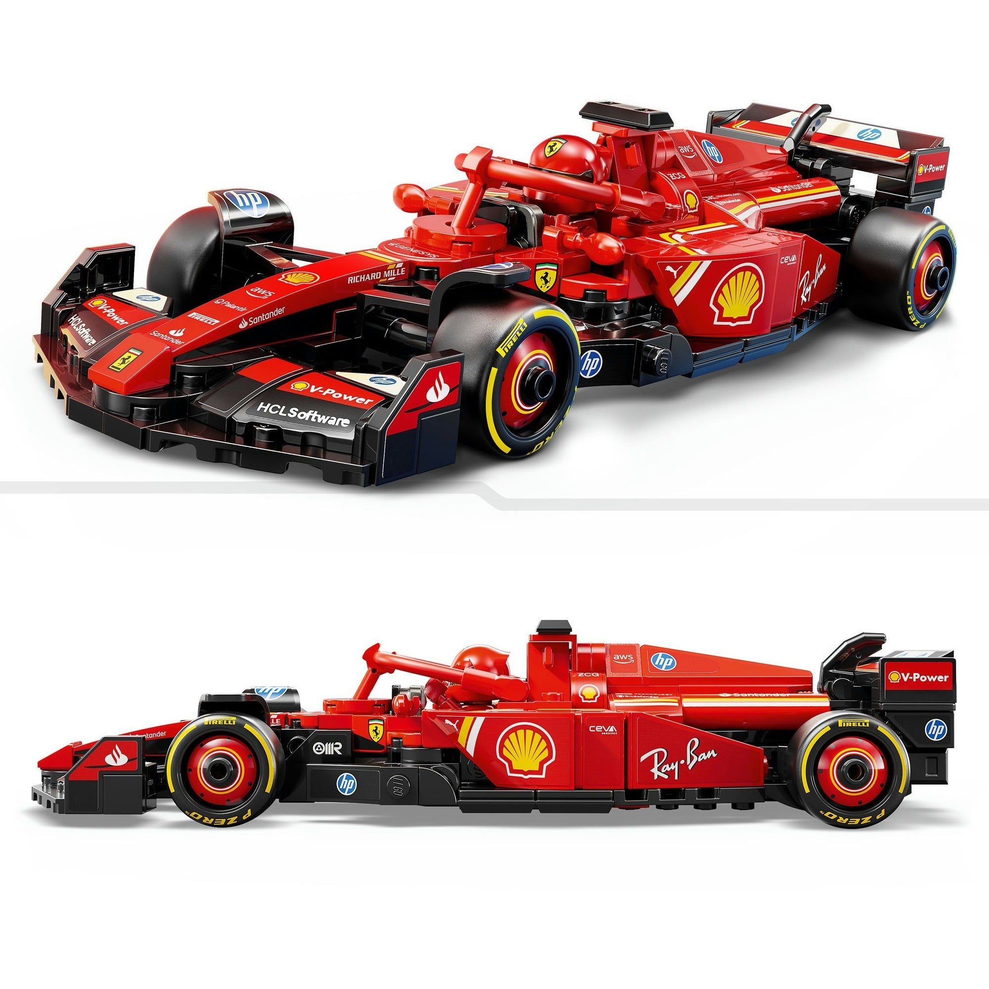 Lego speed champions ferrari sf-24 f1 racewagen set - 77242