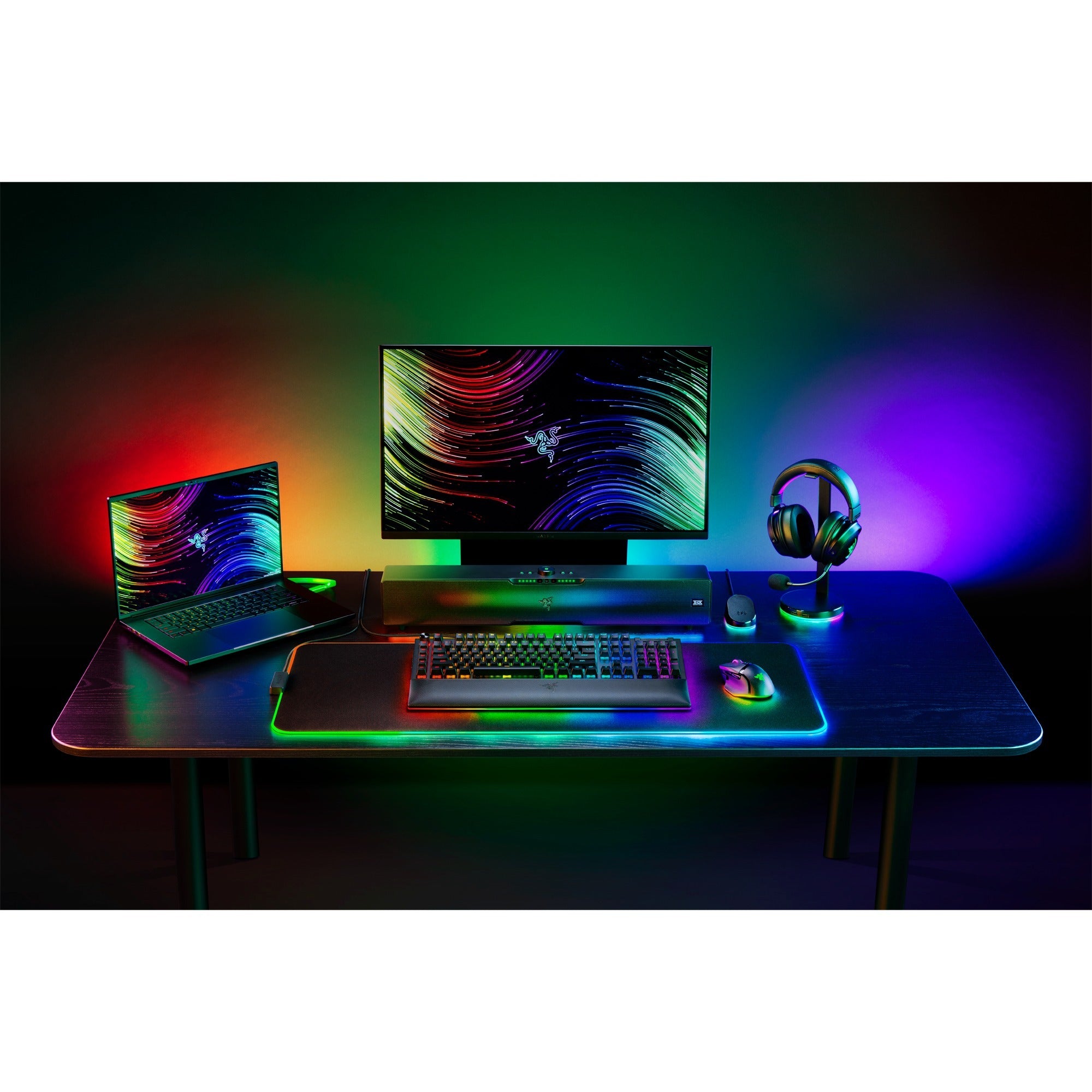 Razer blackwidow v4 pro rgb mechanisch gaming toetsenbord (zwart, us lay-out (qwerty), yellow, 100%)