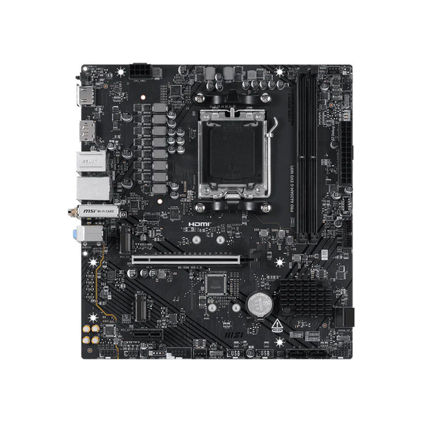 Msi pro a620am-g evo wifi socket am5 moederbord (raid, 2.5gb-lan, wifi, bt, sound, µatx)