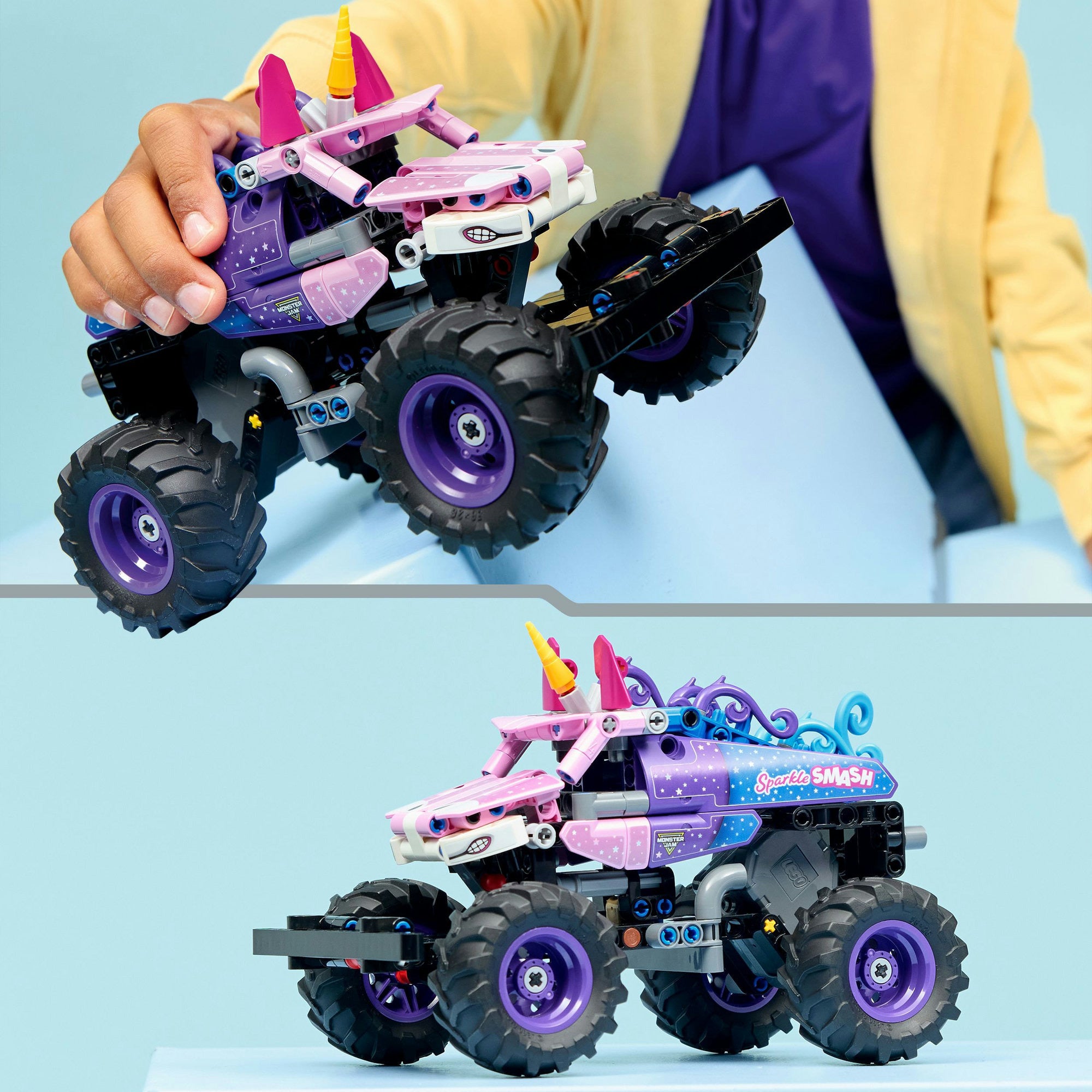 Lego technic 42220 monster jam sparkle smash pull-back
