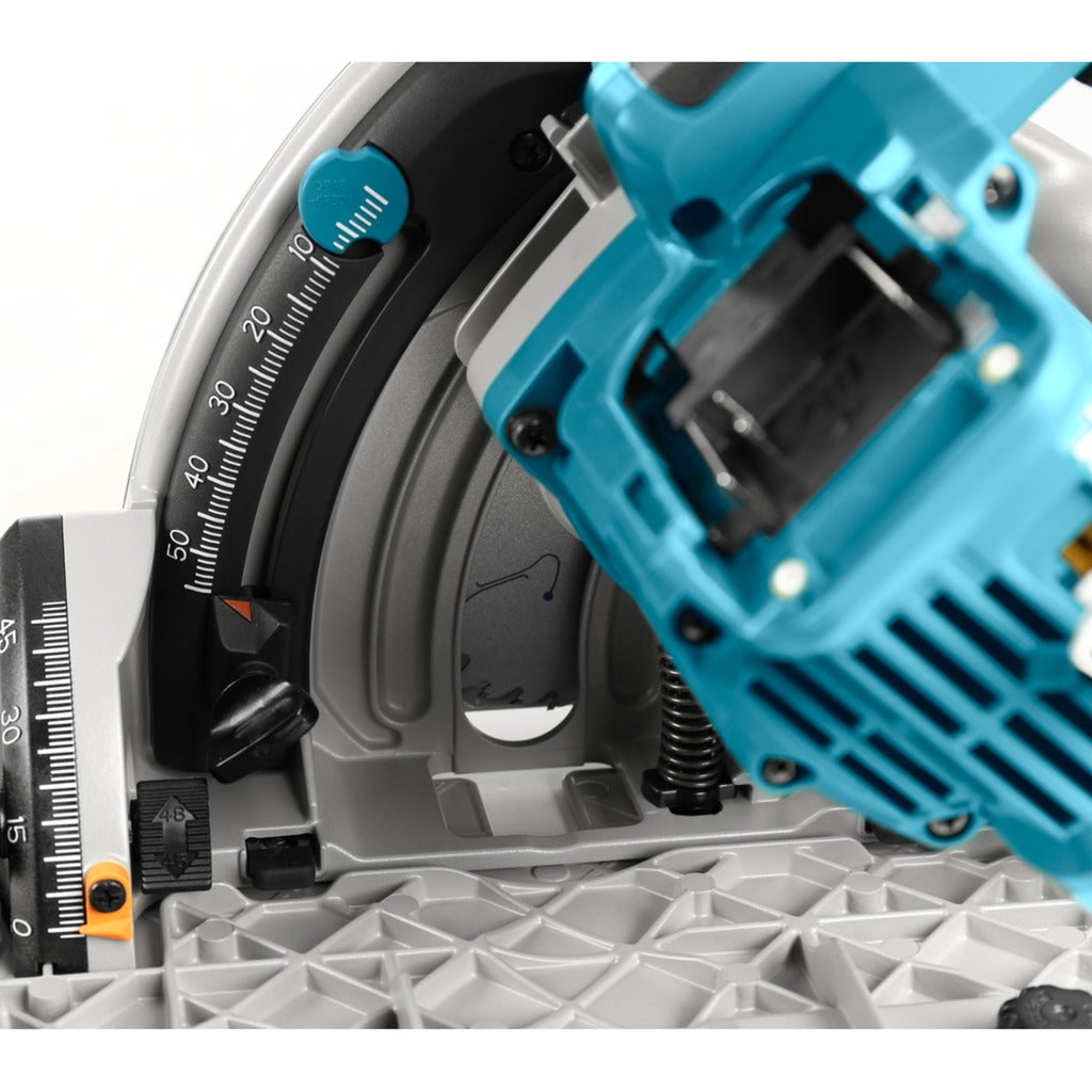 Makita dsp600zj2 accu invalzaag lxt 2x18v met geleiderail en tas | zonder accu's en lader