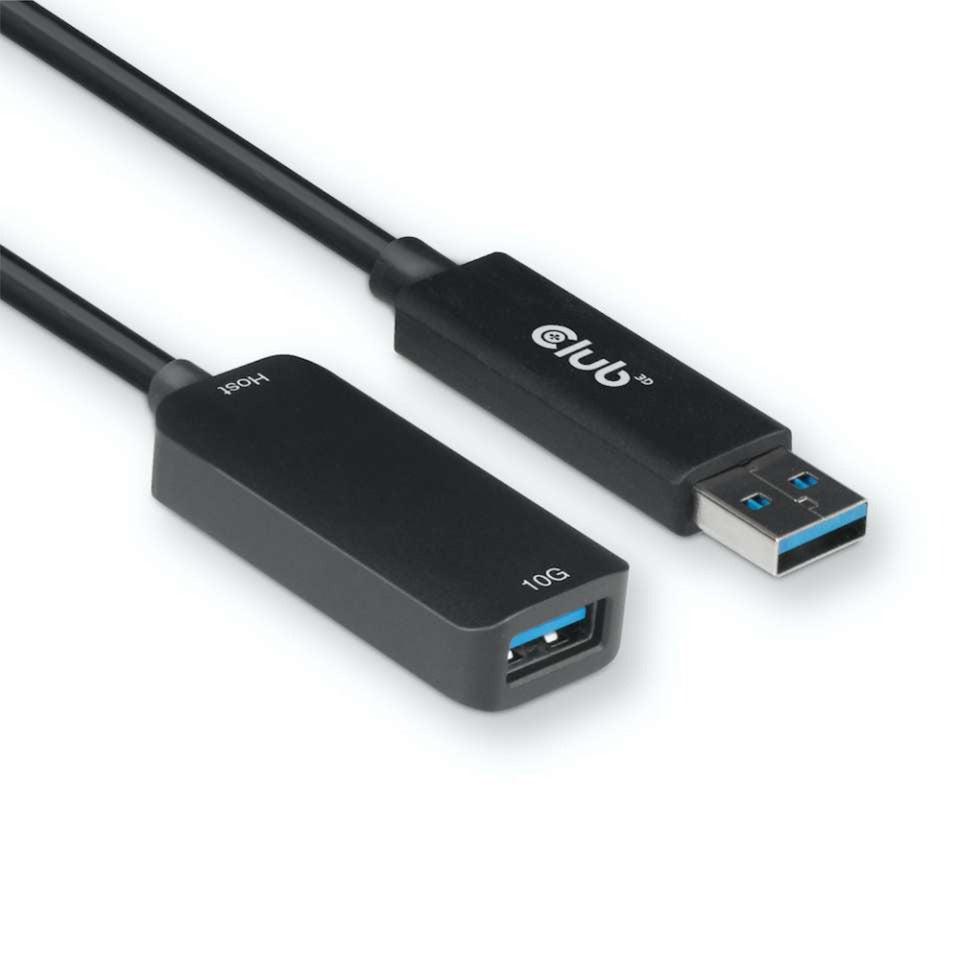Club 3d usb-a 3.2 gen 2 verlengkabel (zwart, 5 meter)