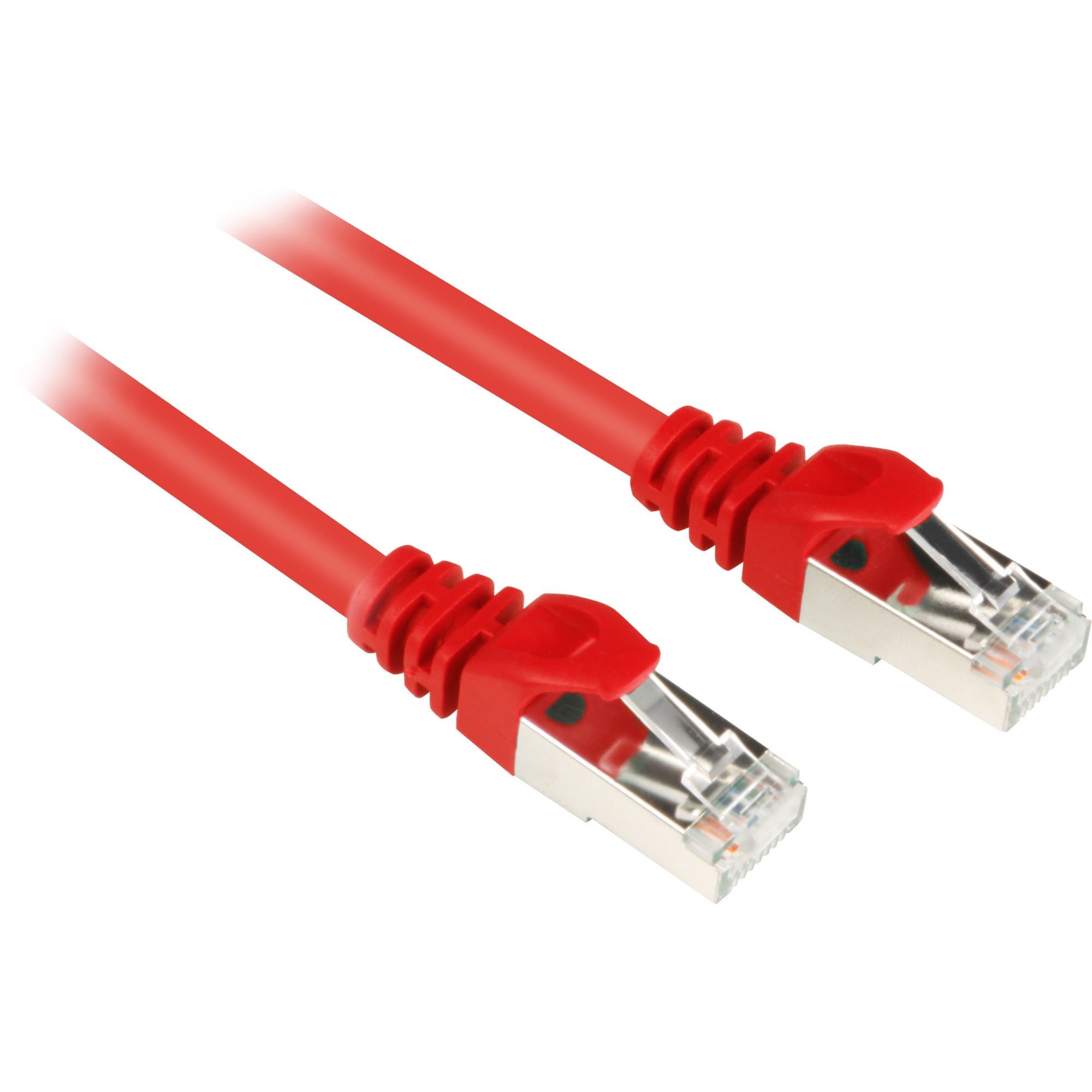Sharkoon cat.6 netwerkkabel (rood, 1,5 meter, sftp, rj-45)