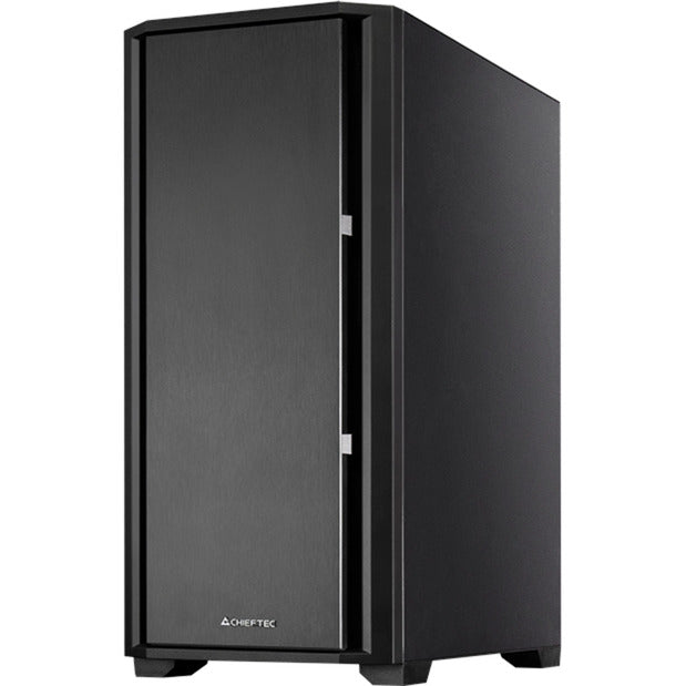 Chieftec pro midi q midi tower behuizing (zwart | 3x usb-a | 1x usb-c)