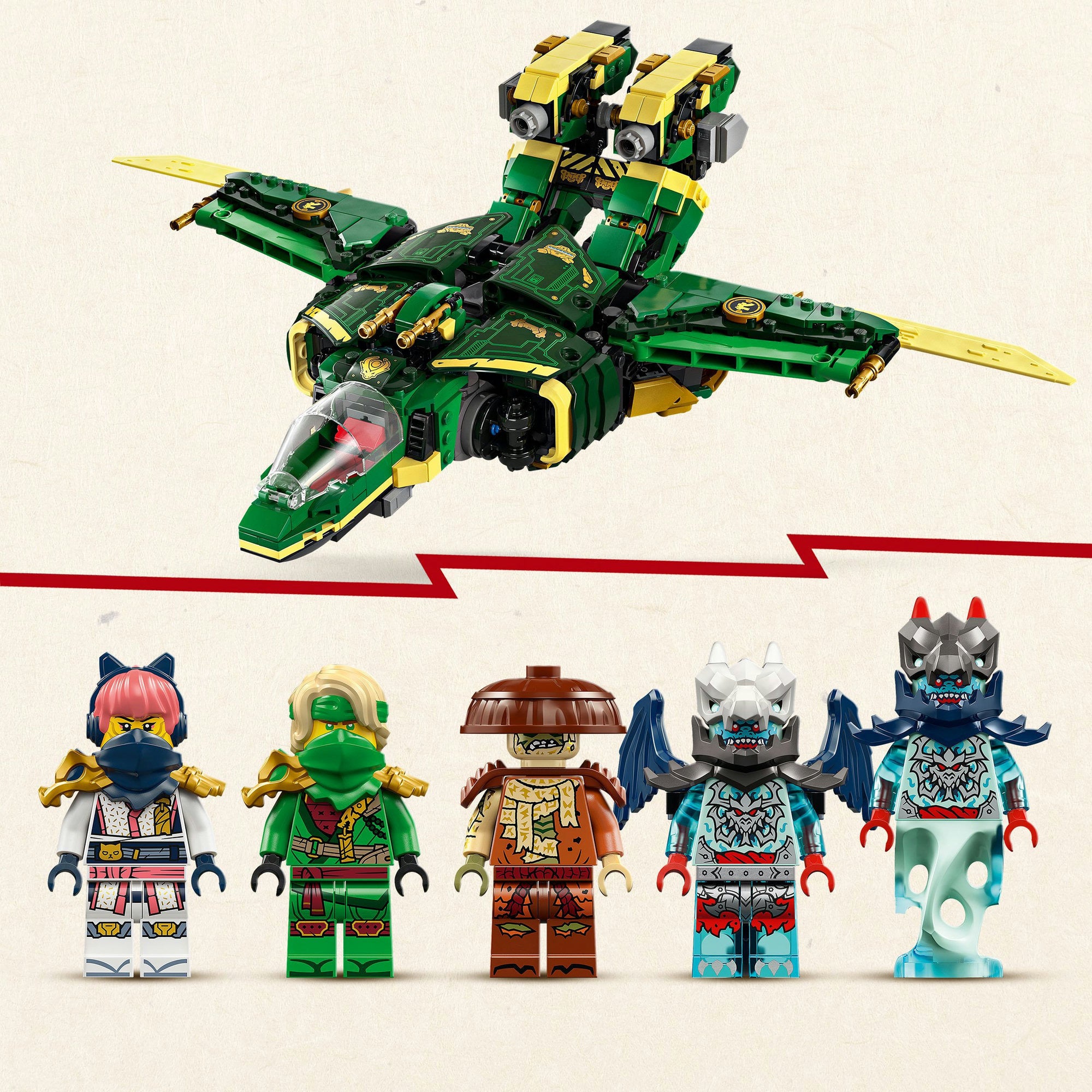 Lego 71845 Ninjago Lloyds vliegtuigmecha