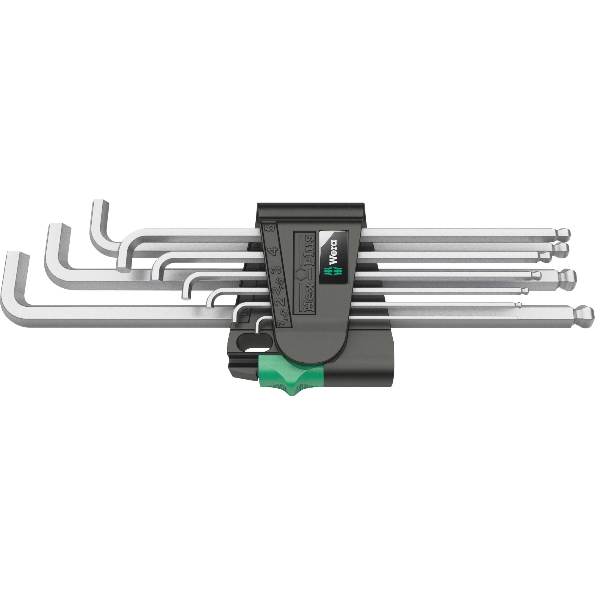 Wera 950 pkls 9 sm sb stifsleutelset, metrisch, verchroomd, 9 -delig - 1 stuk(s) - 05073594001