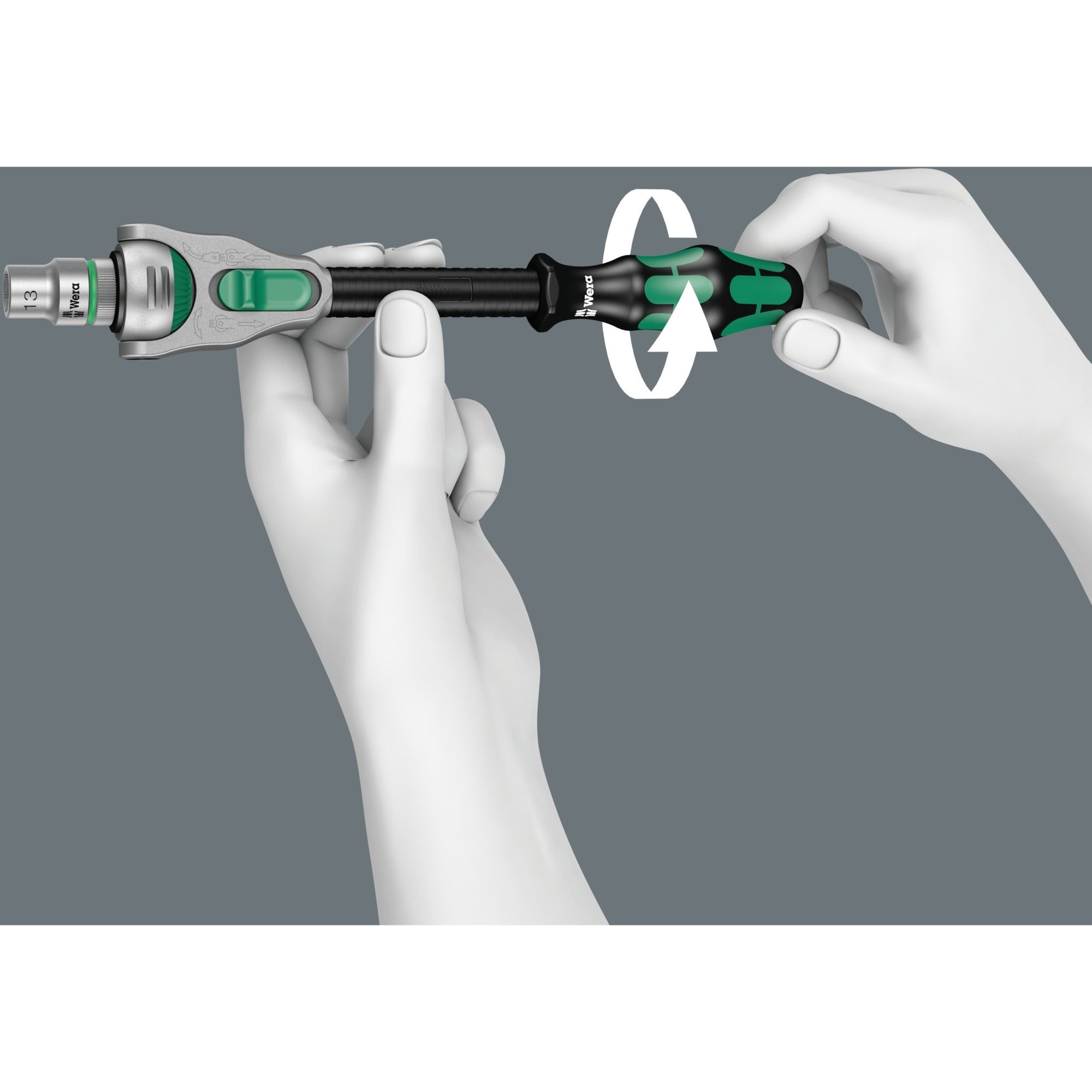 Wera 8000 A SB Zyklop Speed ​​ratel met 1 4-aandrijving
