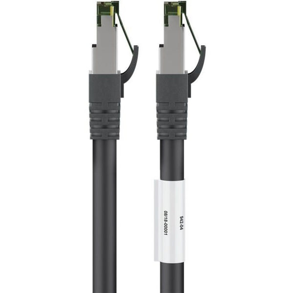 Goobay cat.8.1 netwerkkabel (zwart, 0,5 meter, s ftp (pimf), rj-45)