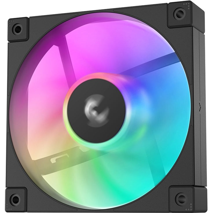 Deepcool fd12 argb case fans (zwart, 3 stuks, 120 x 120 x 25 mm, pwm, 3 stuks, 4-pins pwm fan-connector)
