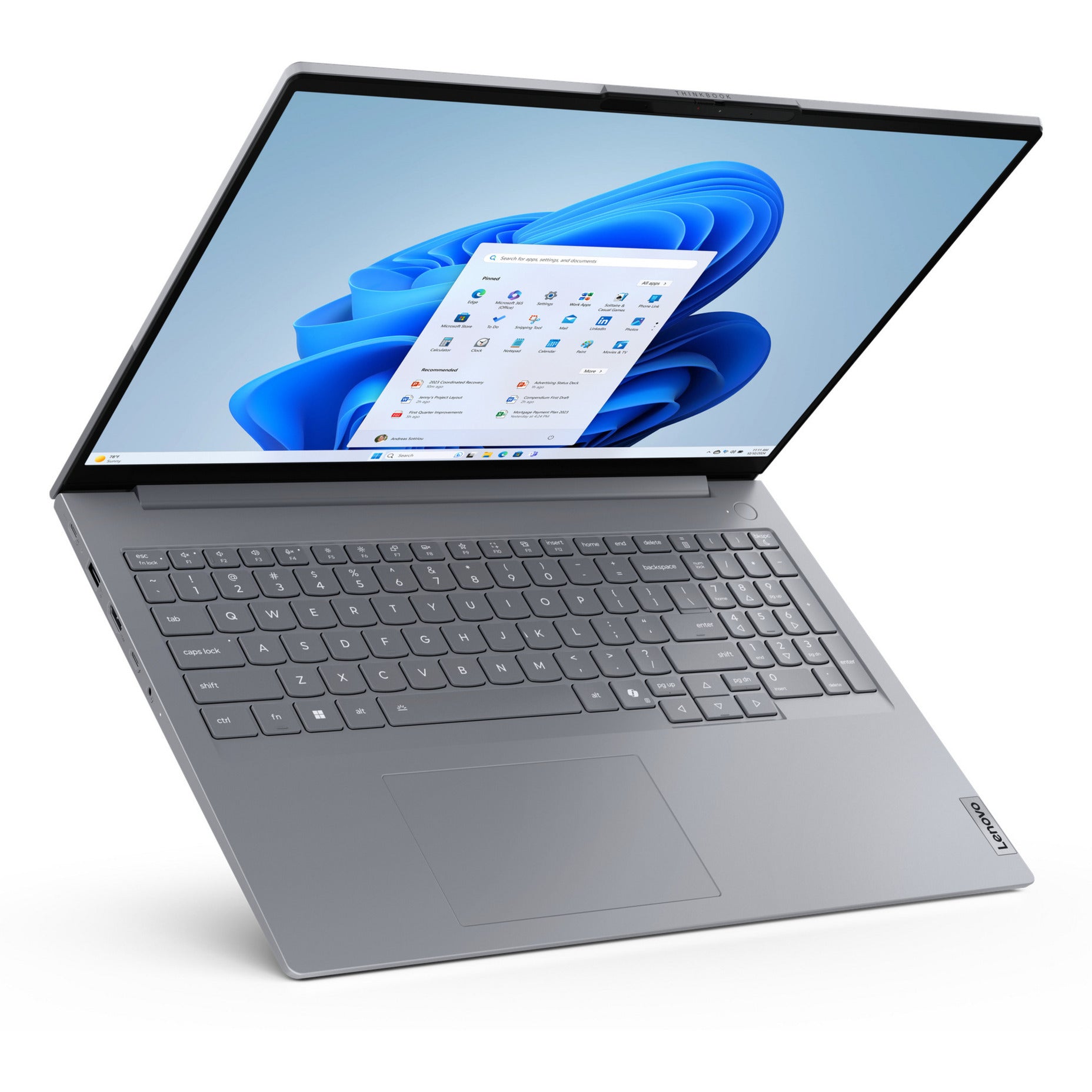 Lenovo thinkbook 16 g8 irl (21sh00g0mh) 16 laptop (grijs | core i5-13420h | uhd graphics | 16 gb | 512 gb ssd)