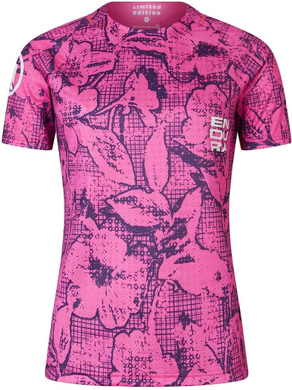 Endura grid floral - women's mtb jersey
