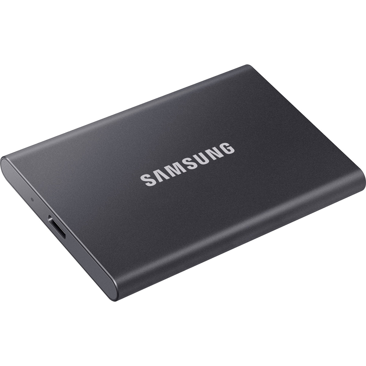 Samsung portable t7 2 tb externe ssd (grijs, mu-pc2t0t ww, usb-a 3.2 (10 gbit s))