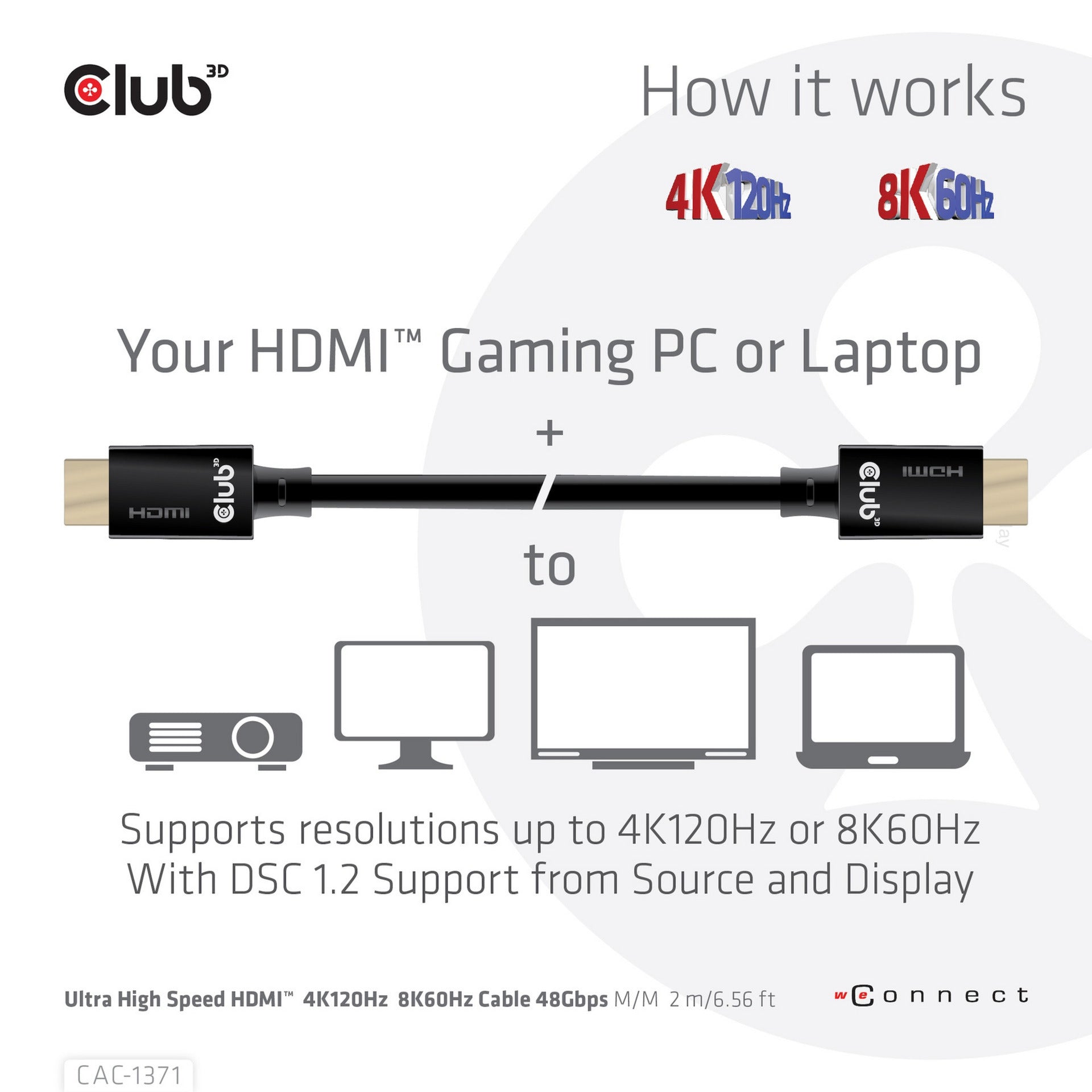 Club 3D Club 3D Ultrahoge snelheid HDM