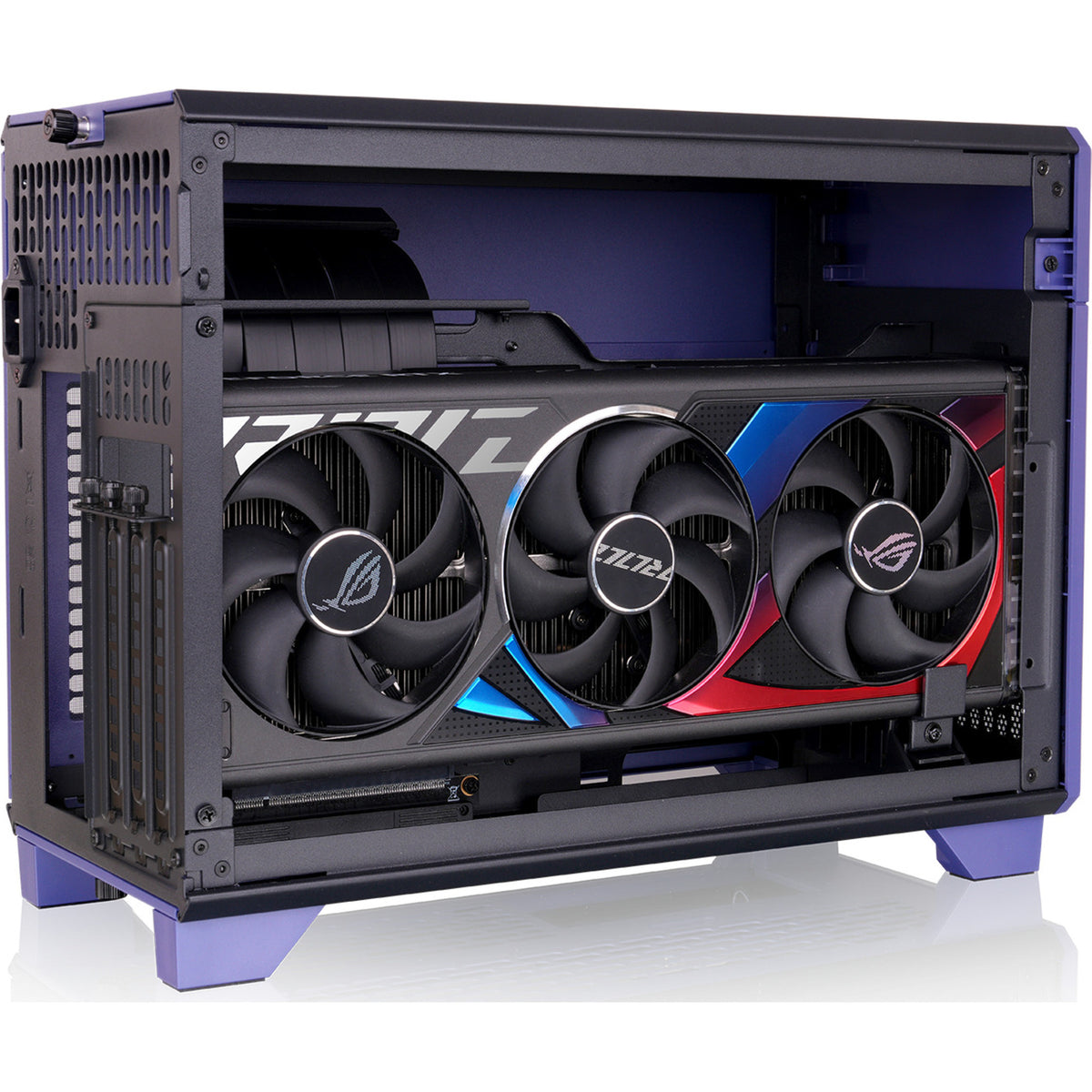 Thermaltake tr100 future dusk mini tower behuizing (paars | 2x usb-a | 1x usb-c)