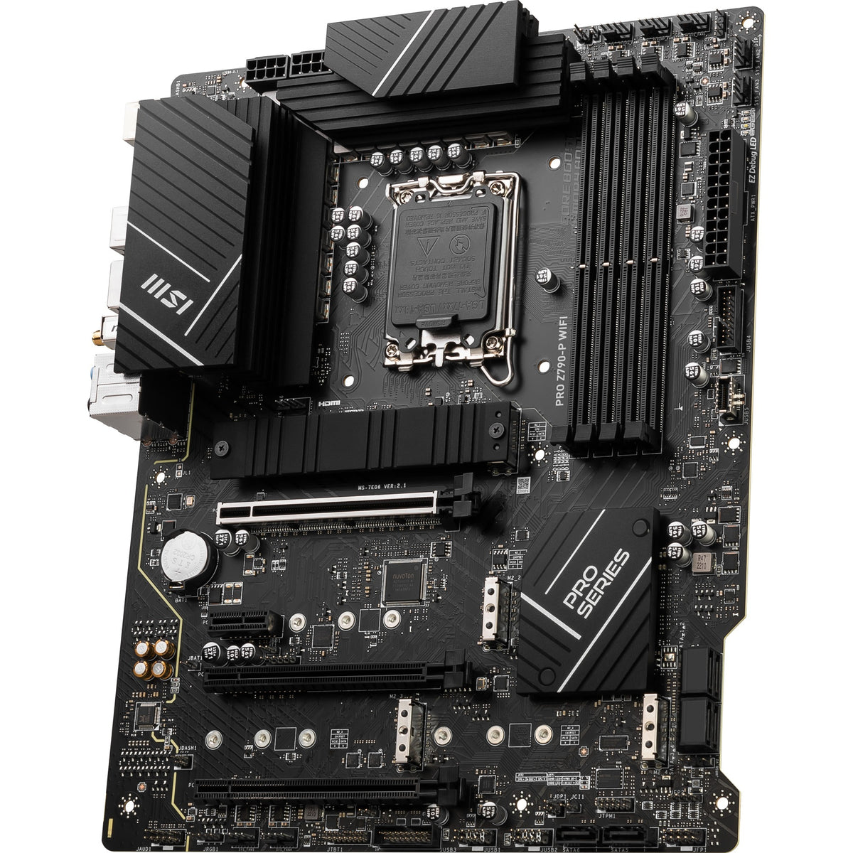 Msi pro z790-p wifi socket 1700 motherboard (black, raid, 2.5 gb-lan, wi-fi 6e, bt, sound, atx)