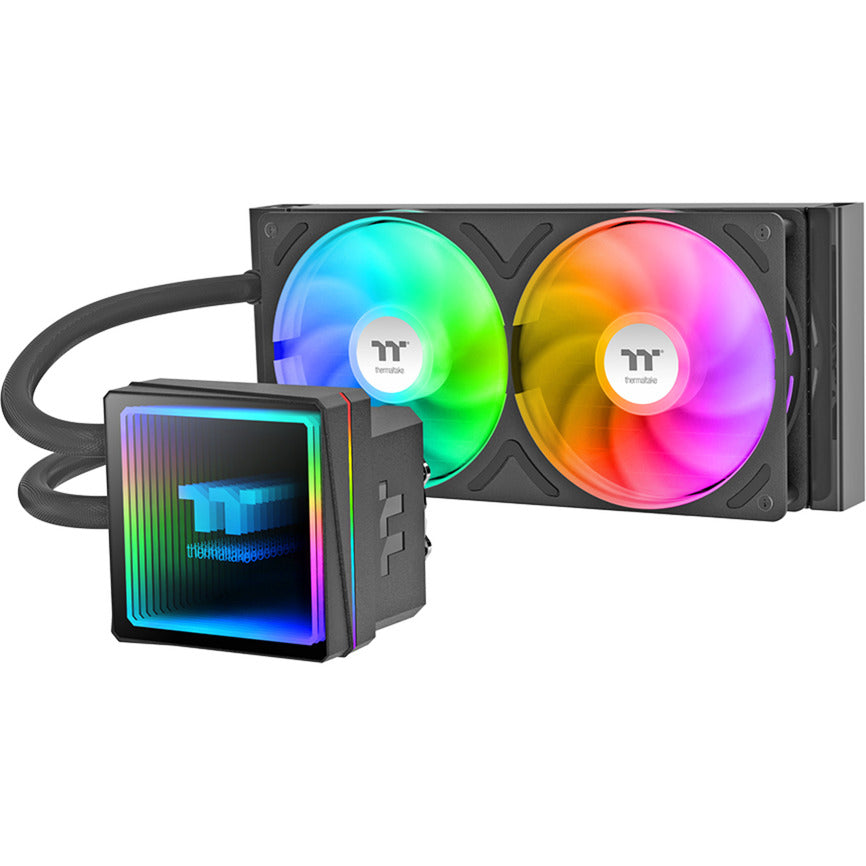 Thermaltake th240-s v3 argb sync aio liquid cooler waterkoeling (zwart)