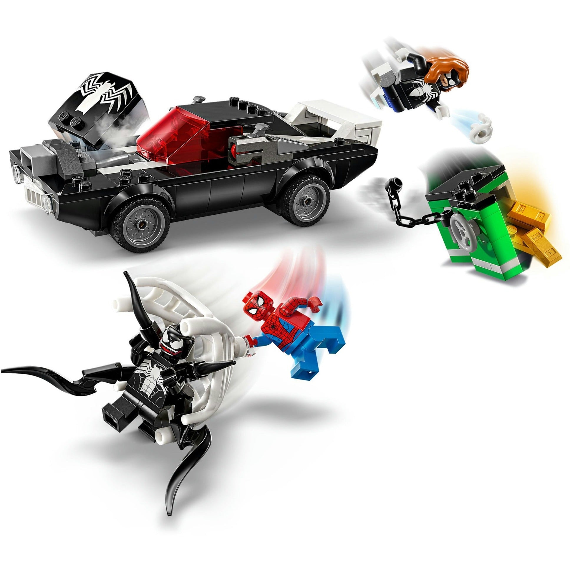 Lego superhelden 76309 spider-man vs. venoms klassieke auto