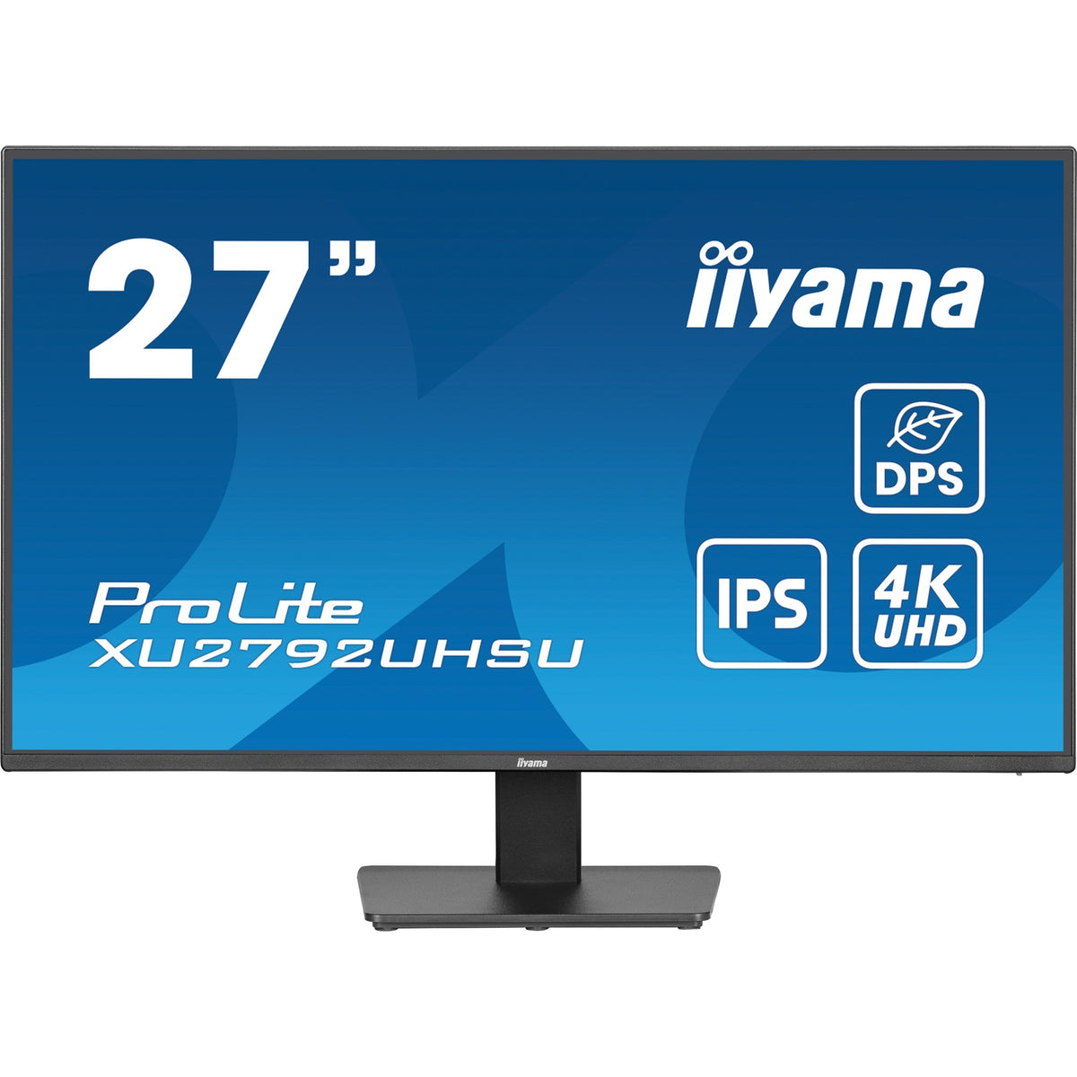 Iiyama prolite xu2792uhsu-b6 27 4k ultra hd monitor (zwart, 1x displayport, 1x hdmi, 1x usb-c, 3x usb-a)