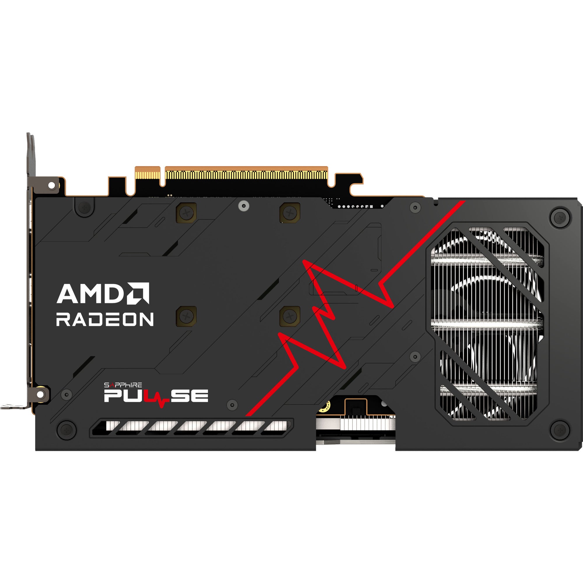 Sapphire radeon rx 9060 xt pulse 16gb oc grafische kaart (zwart rood, 1x displayport, 2x hdmi)