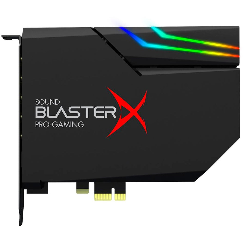 Creative sound blasterx ae-5 plus geluidskaart (zwart, rgb leds)