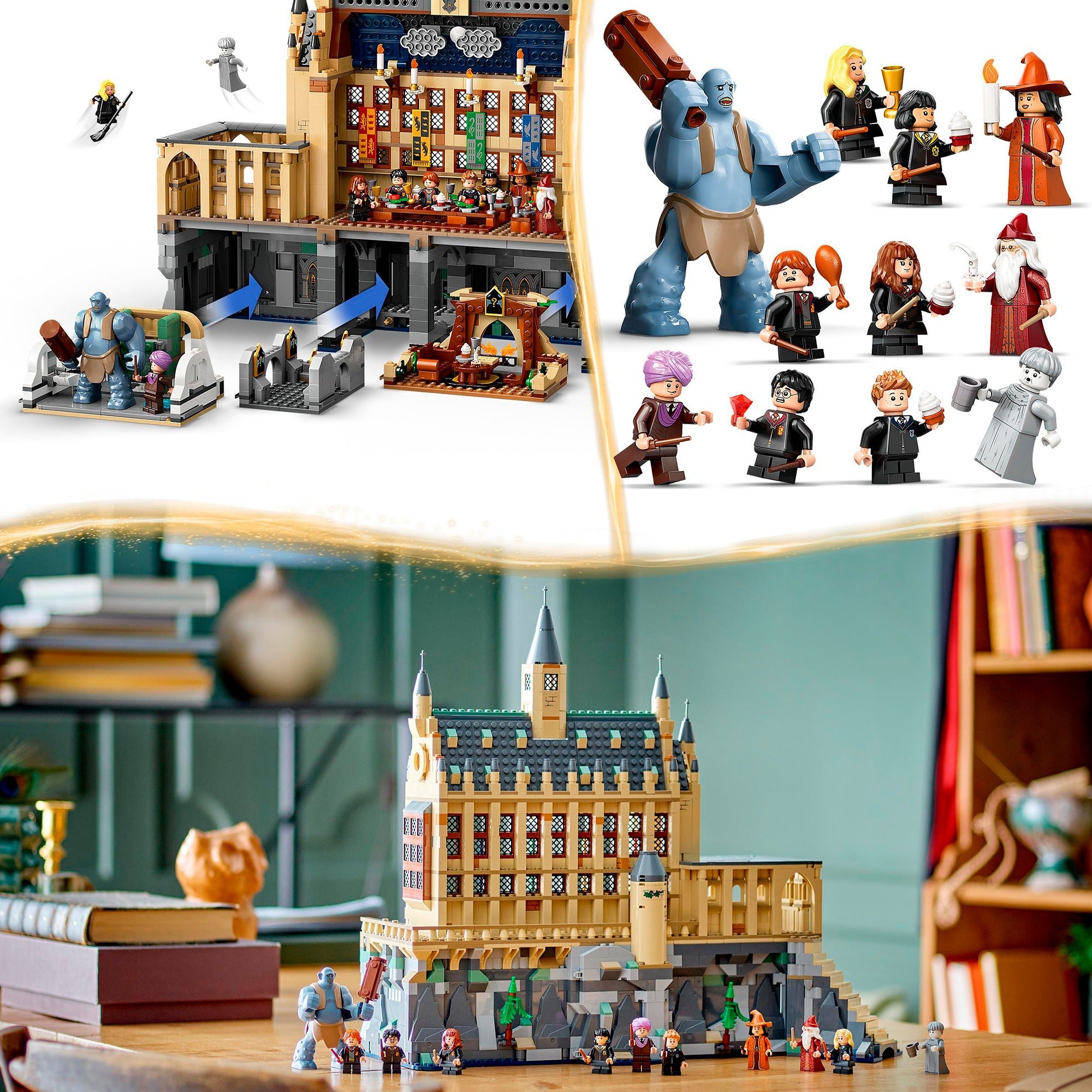 Lego 76435 harry potter kasteel zwijnstein de grote zaal