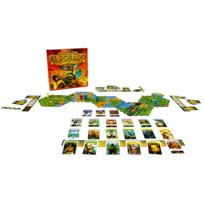 999games 999 games de zoektocht naar el dorado: draken, schatten mysteries bordspel (nederlands, uitbreiding, 2 - 4 spelers, 60 minuten, vanaf 10 jaar)