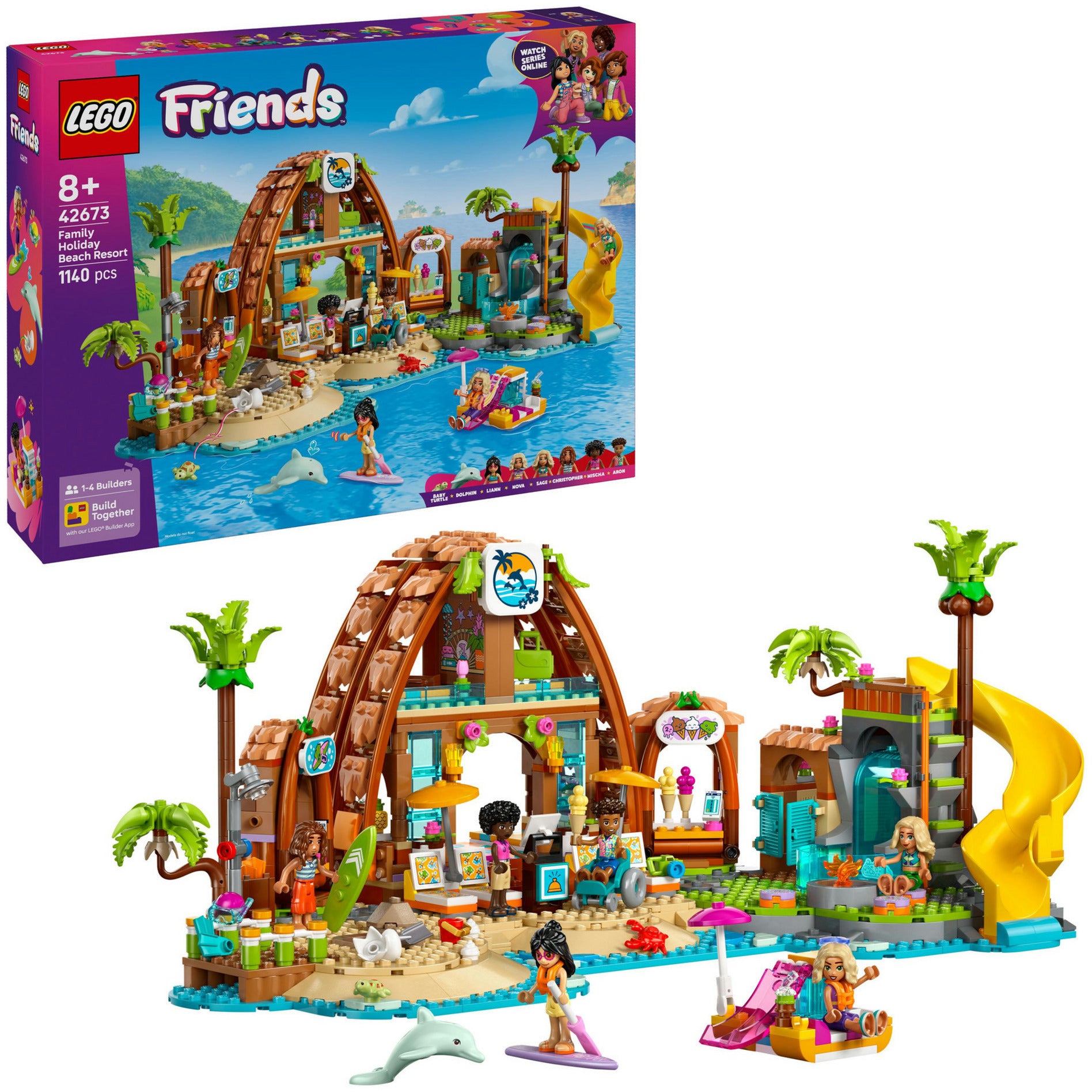 Lego ® friends strandresort, bouwset - 42673