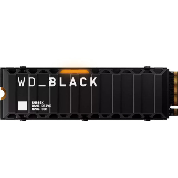 Wd black sn850x nvme 8 tb ssd (zwart, pcie 4.0 x4, nvme, m.2 2280, heatsink)