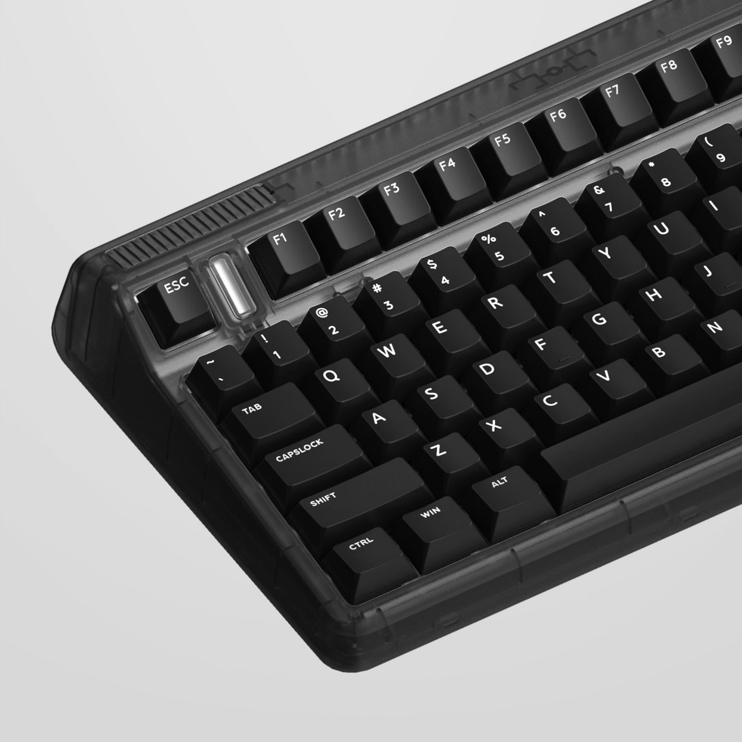 Iqunix og80 dark side wireless mechanical keyboard, gaming toetsenbord (zwart, us lay-out, gateron brown, rgb leds, 80% (tkl), hot-swappable, pbt, 2.4ghz | bluetooth 5.1 | usb-c)