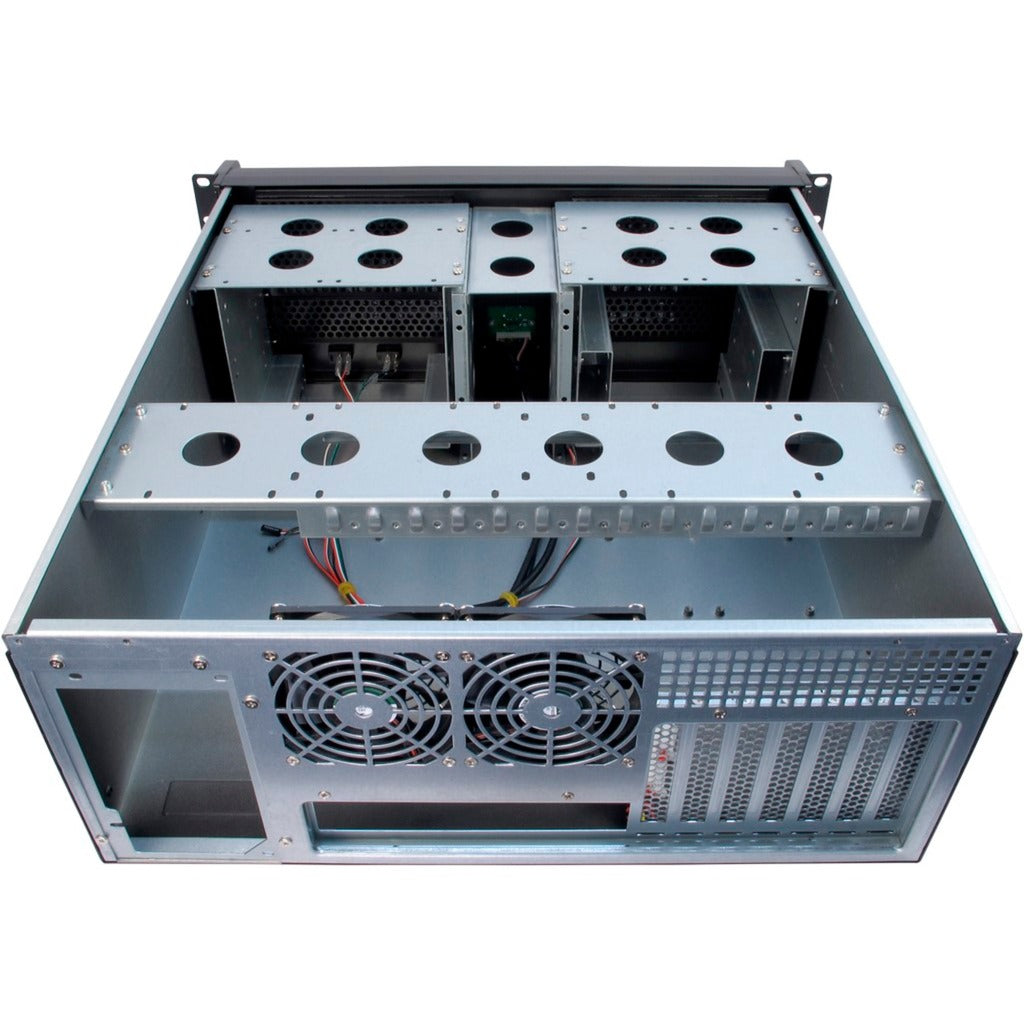 Inter-Tech 4U-4098-S Rackmount Case (Black | 2x USB-A)