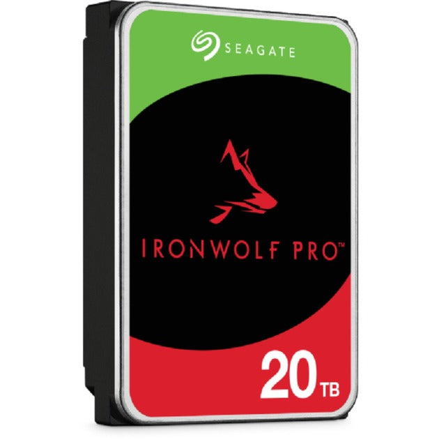 Seagate ironwolf pro 20 tb harde schijf (st20000nt001, sata 600, 24 7)