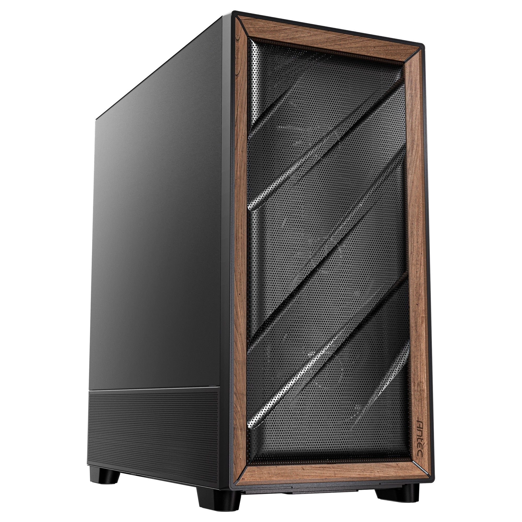 Antec flux se midi tower behuizing (zwart | 2x usb-a | 1x usb-c)