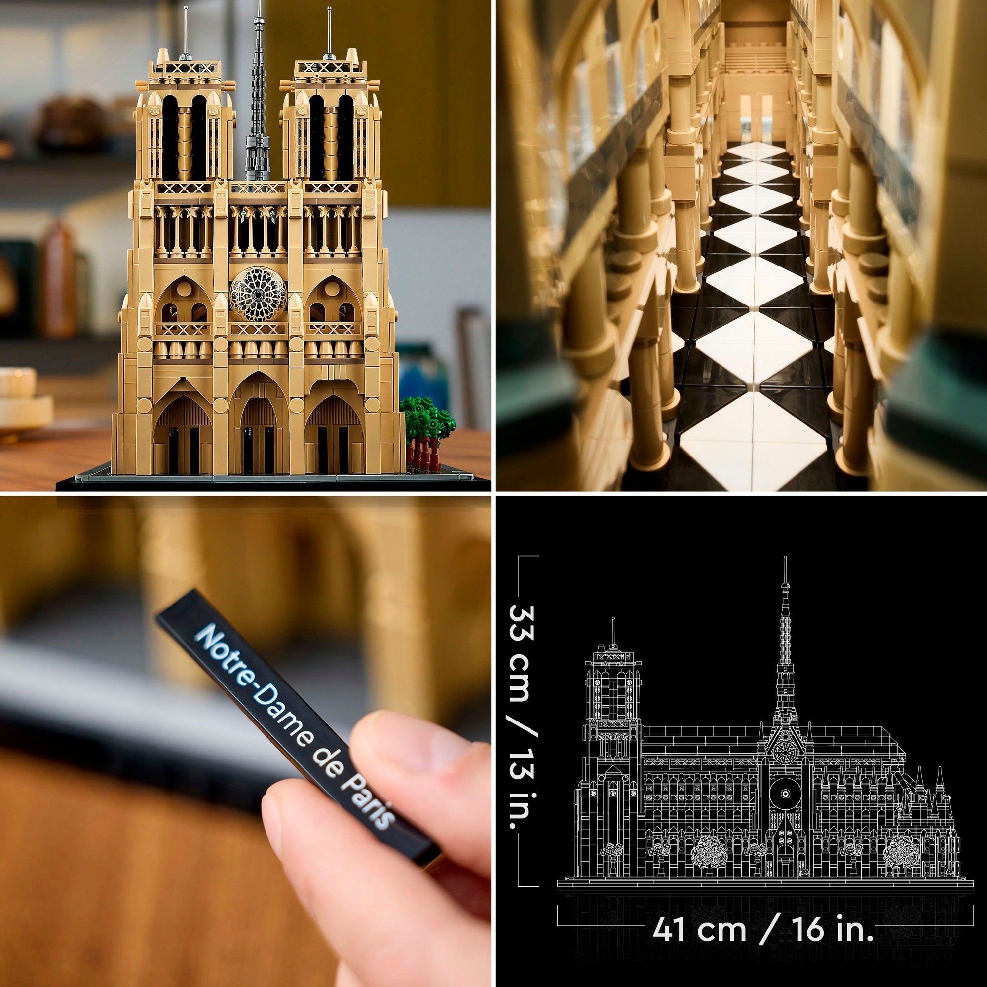 Lego 21061 architectuur notre dame van parijs
