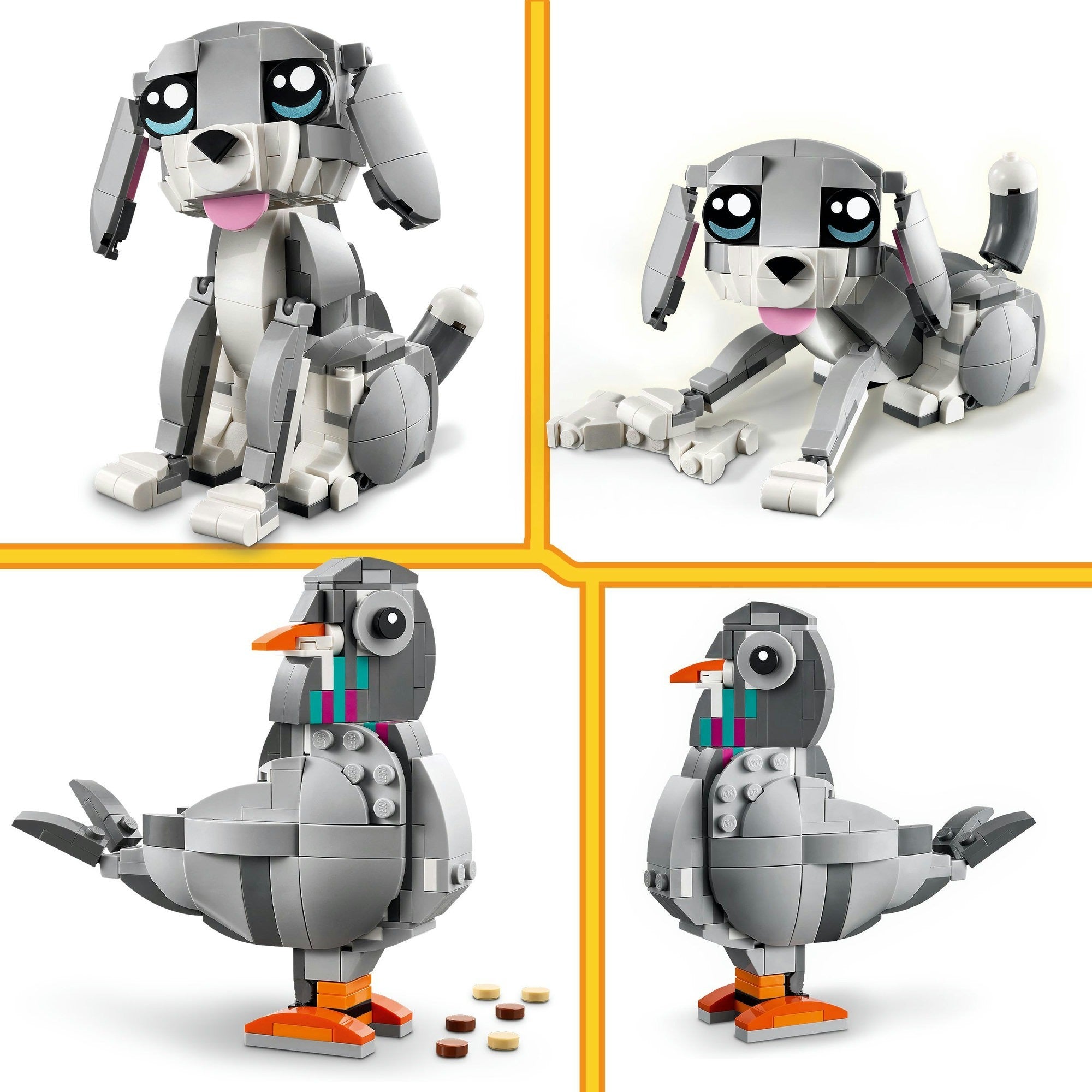 Lego creator 3in1 speelse kat dieren - 31163
