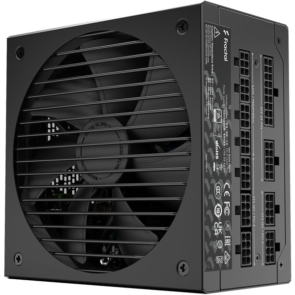 Fractal design ion gold 3 modulaire 750 watt voeding (zwart, 1x 12v-2x6, 3x pcie)