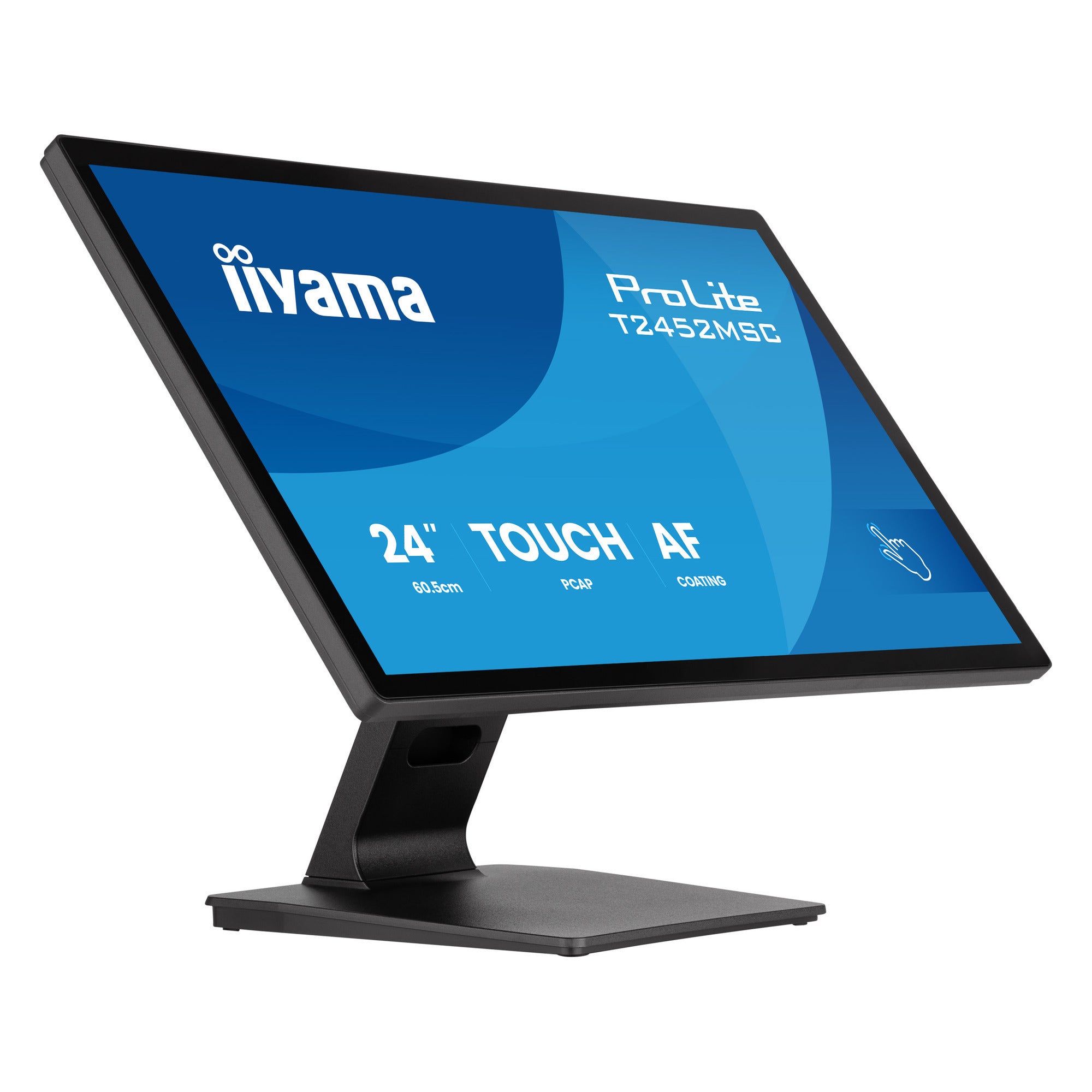 Iiyama prolite t2452msc-b2 24 touchscreen monitor (zwart, hdmi, displayport, usb, audio, touch, 120hz )