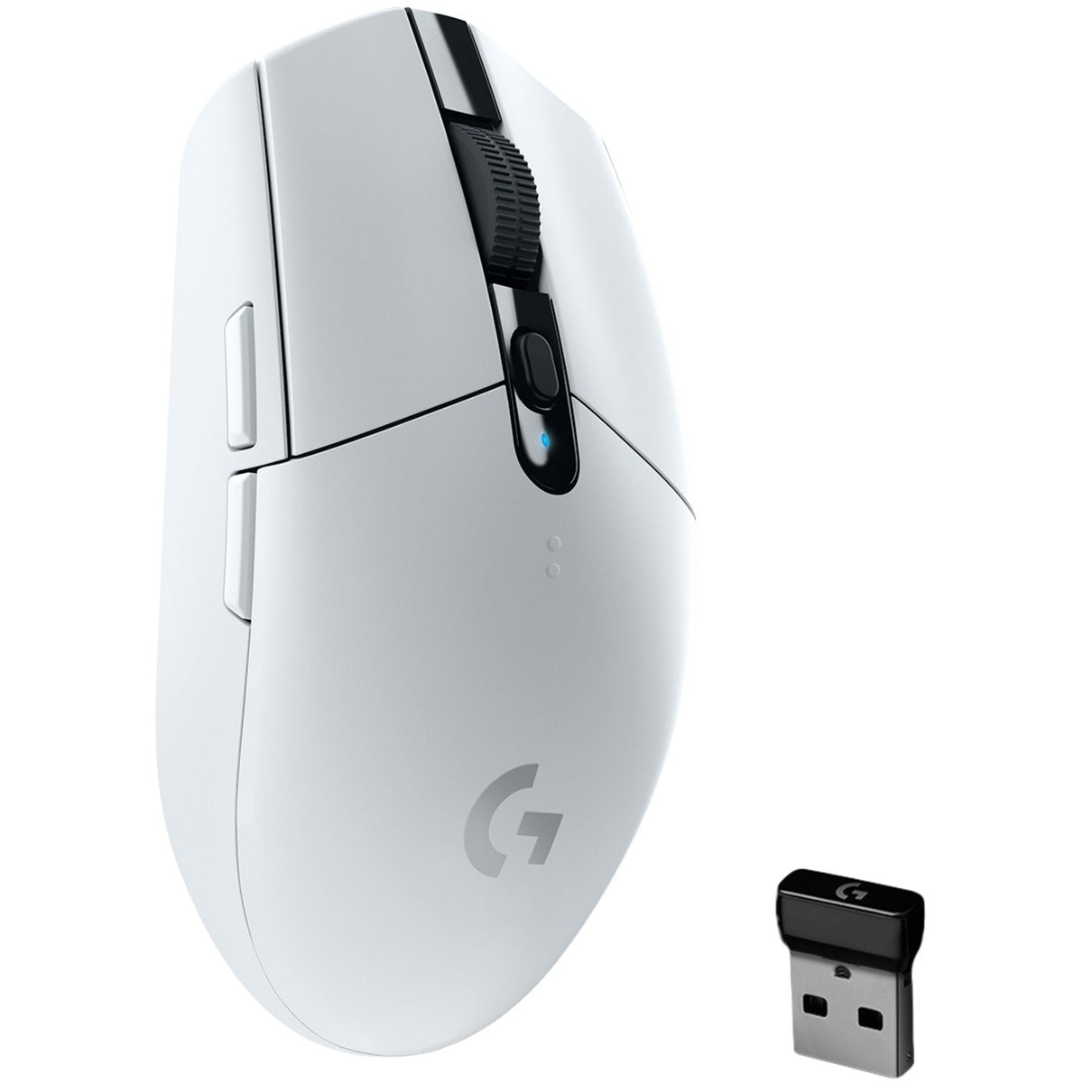 Logitech g305 lightspeed draadloze gamingmuis (wit, 200 – 12.000 dpi)