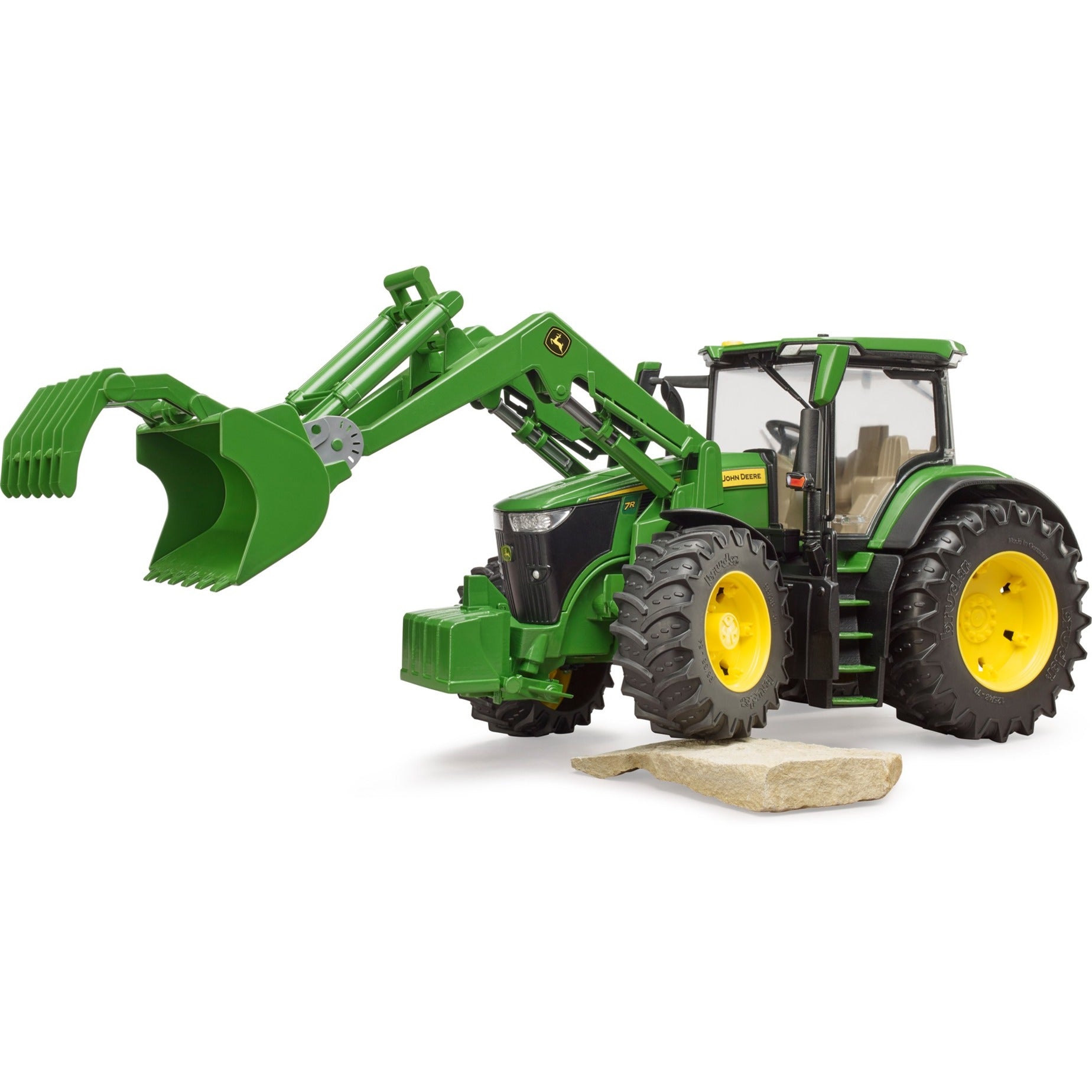 Bruder tractor john deere 7r 350 met frontlader