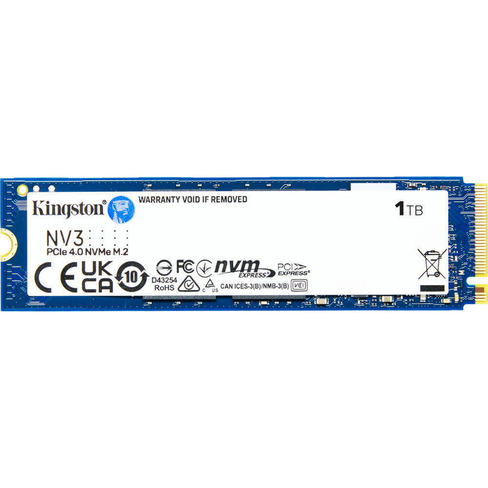 Kingston snv3s 1000g technologie 1000g nv3 m.2 2280 nvme ssd, 1 tb, m.2, 6000 mb s
