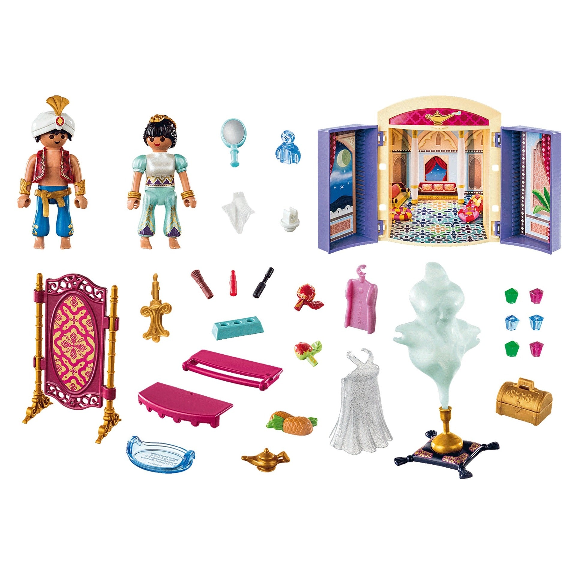 Playmobil magic - oosterse prinses speelbox constructiespeelgoed (70508)