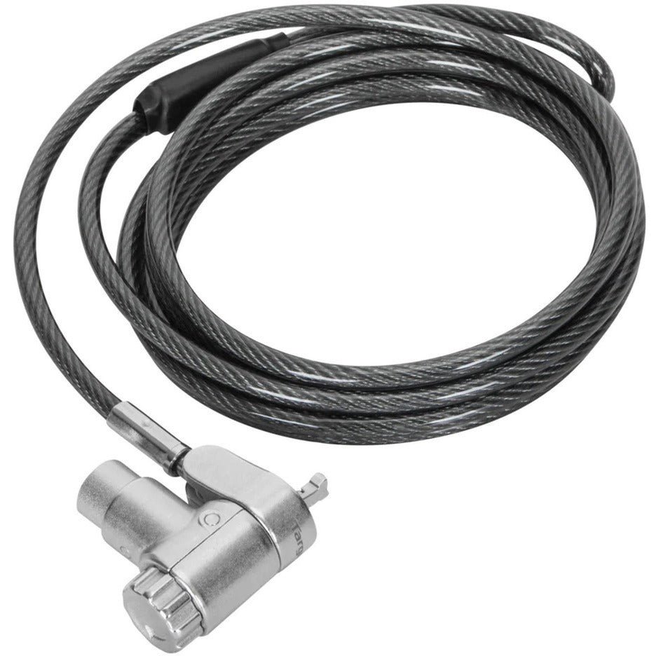 Targus defcon ultimate universal keyed cable lock with adaptable lock head diefstalbeveiliging