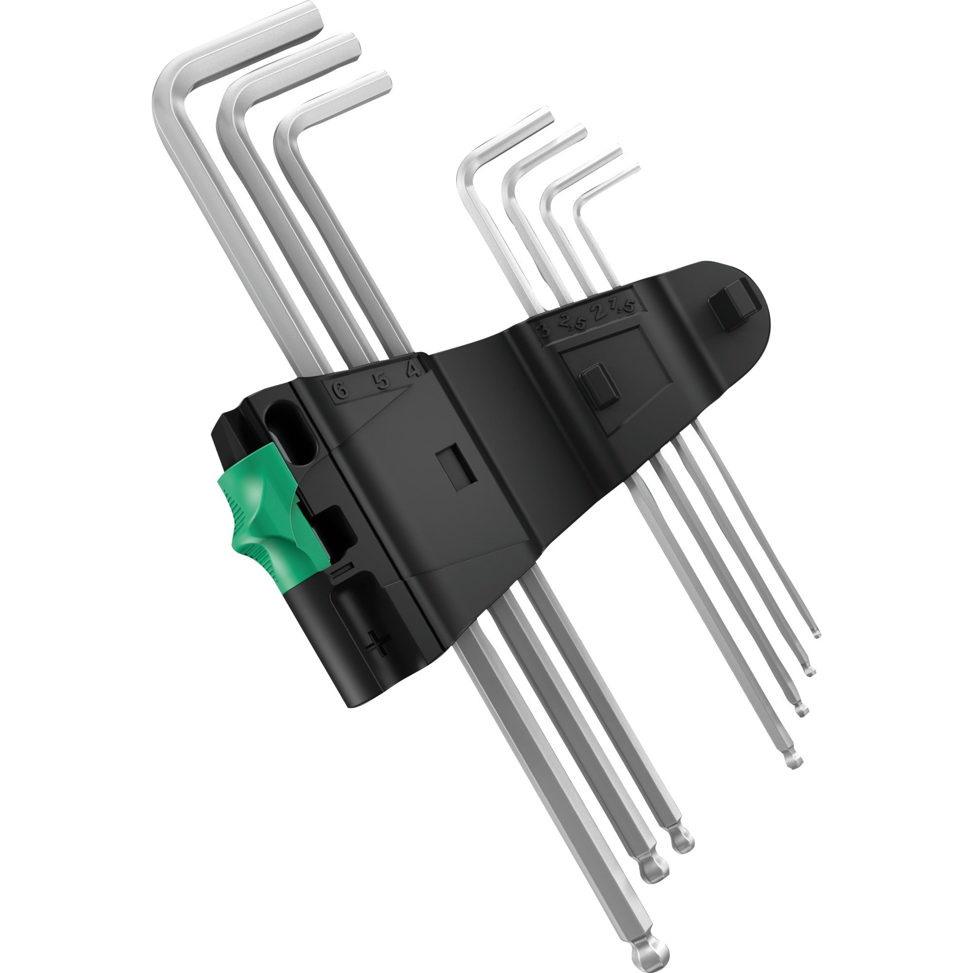 Wera 950 pkls 9 sm sb stifsleutelset, metrisch, verchroomd, 9 -delig - 1 stuk(s) - 05073594001