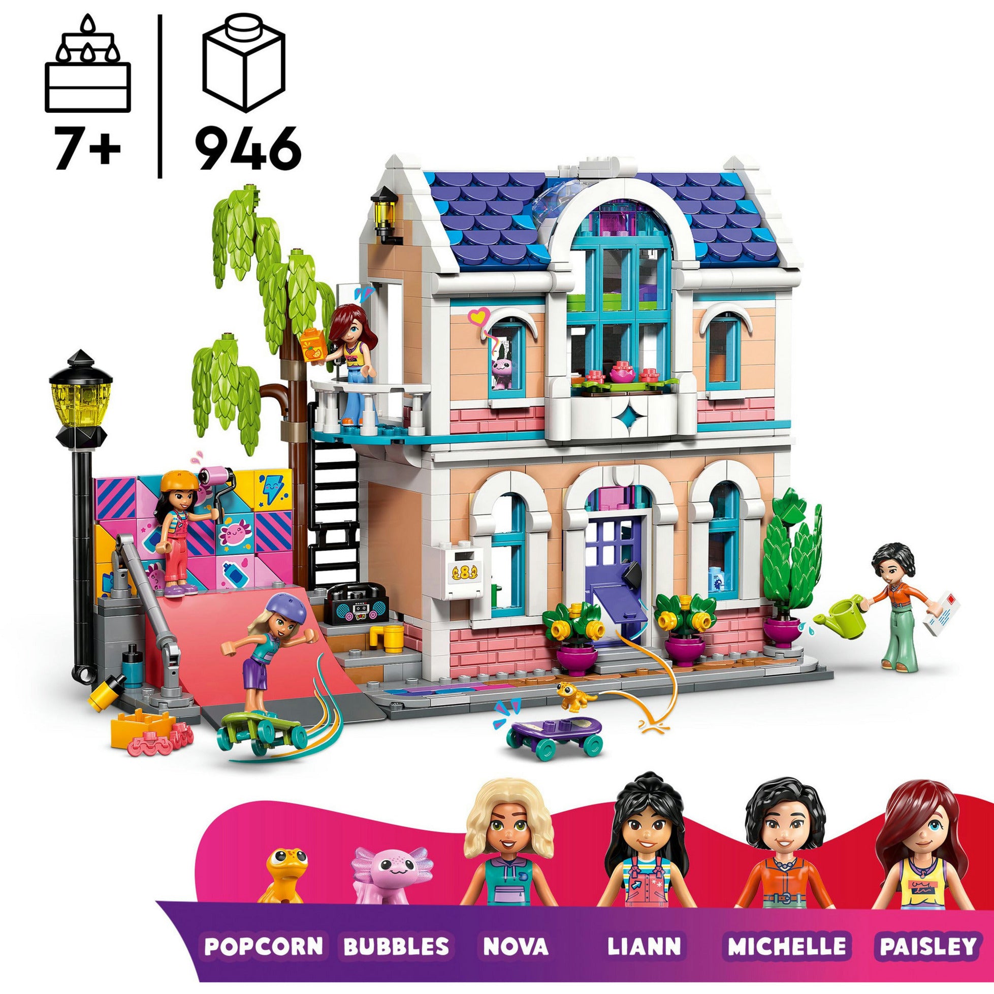 Lego friends - lianns huis constructiespeelgoed (42687)